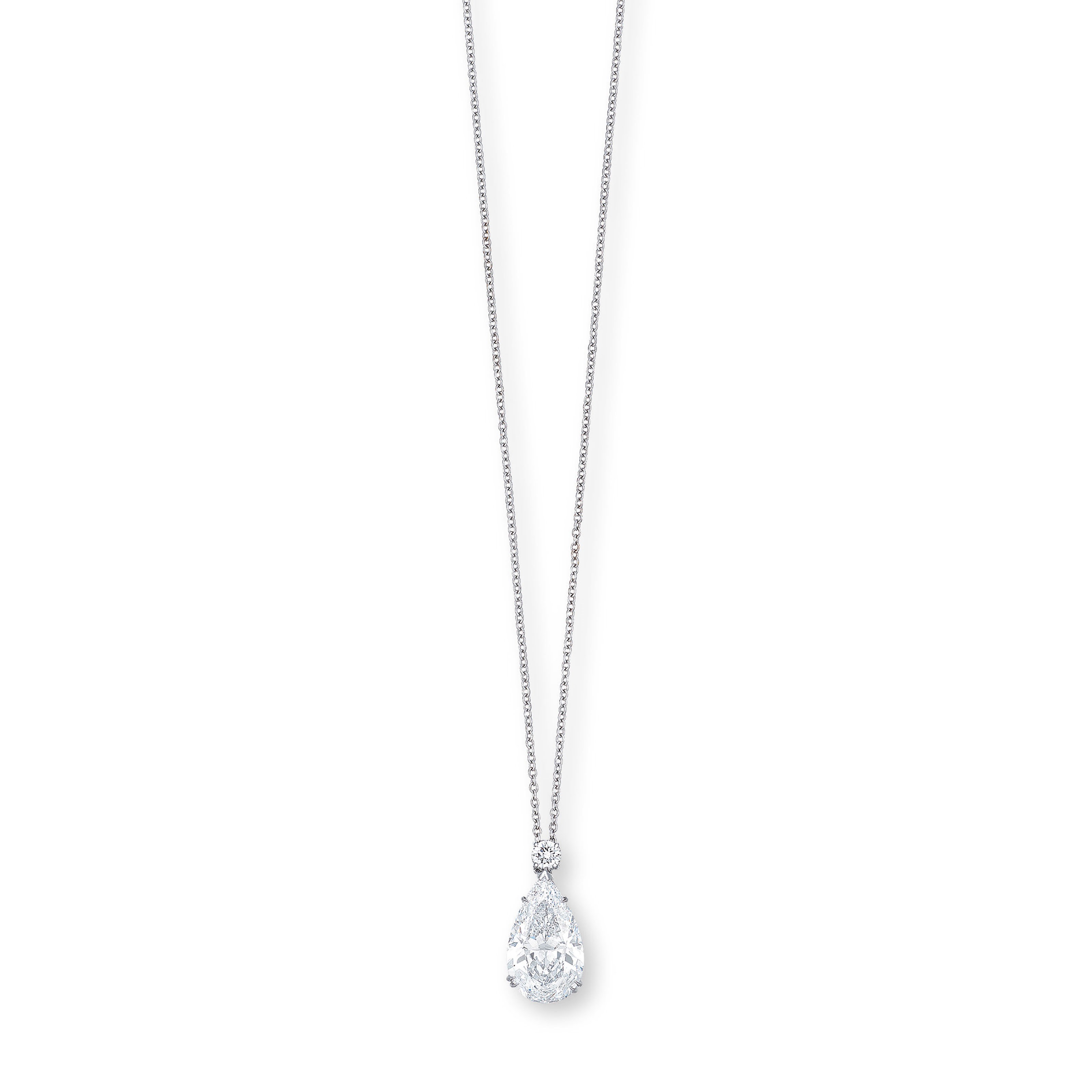 A DIAMOND PENDENT NECKLACE