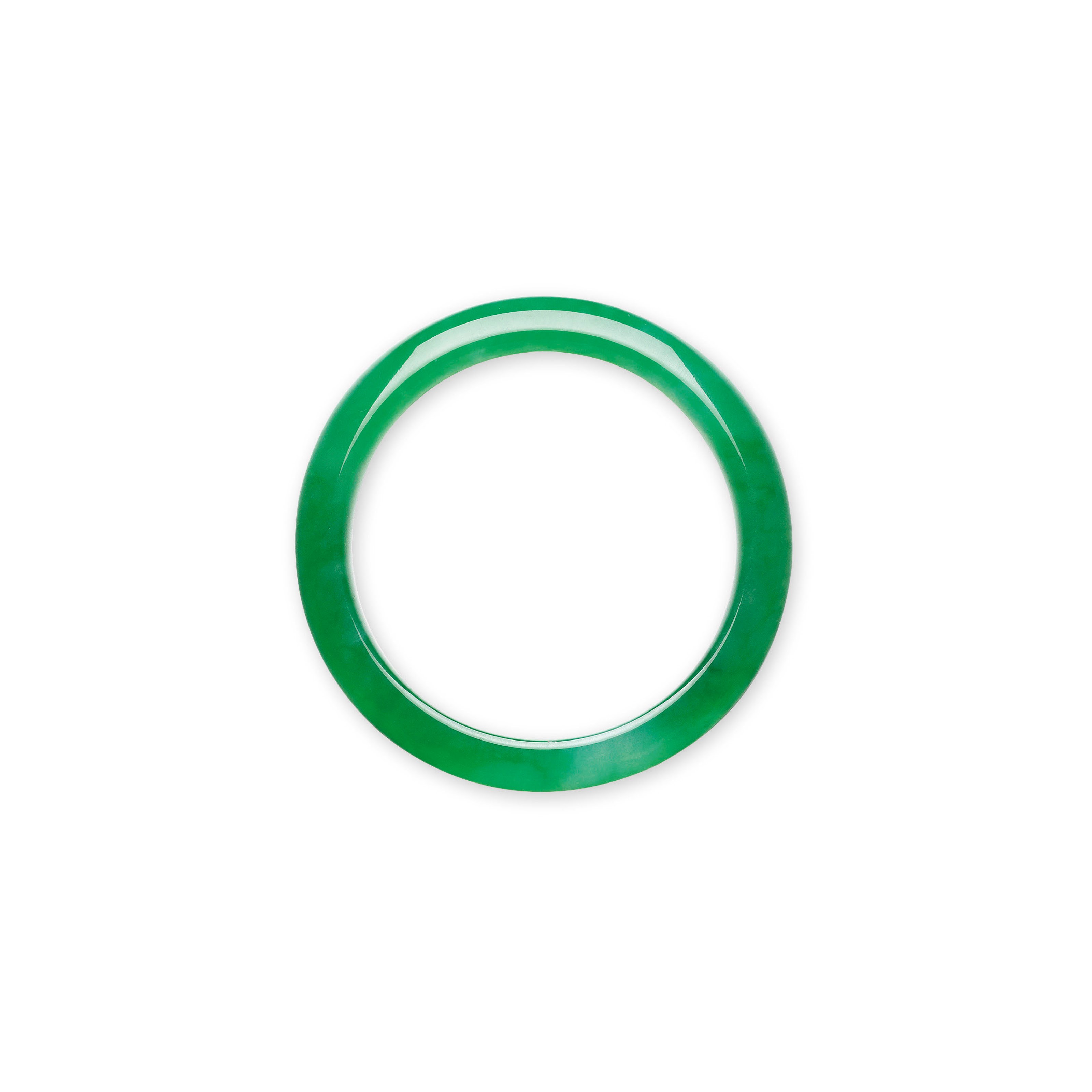 A SUPERB JADEITE BANGLE