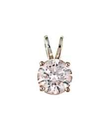 A coloured diamond pendant
