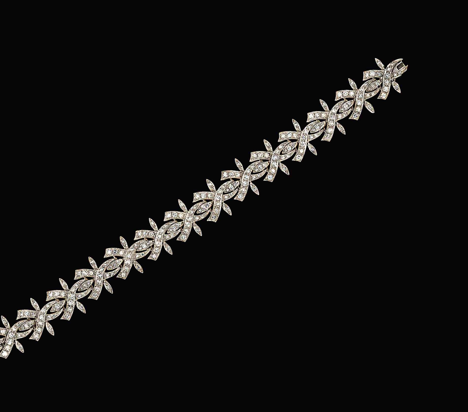 A diamond bracelet