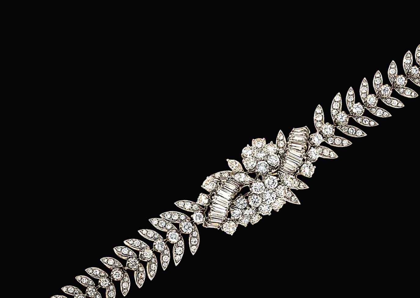 A diamond bracelet