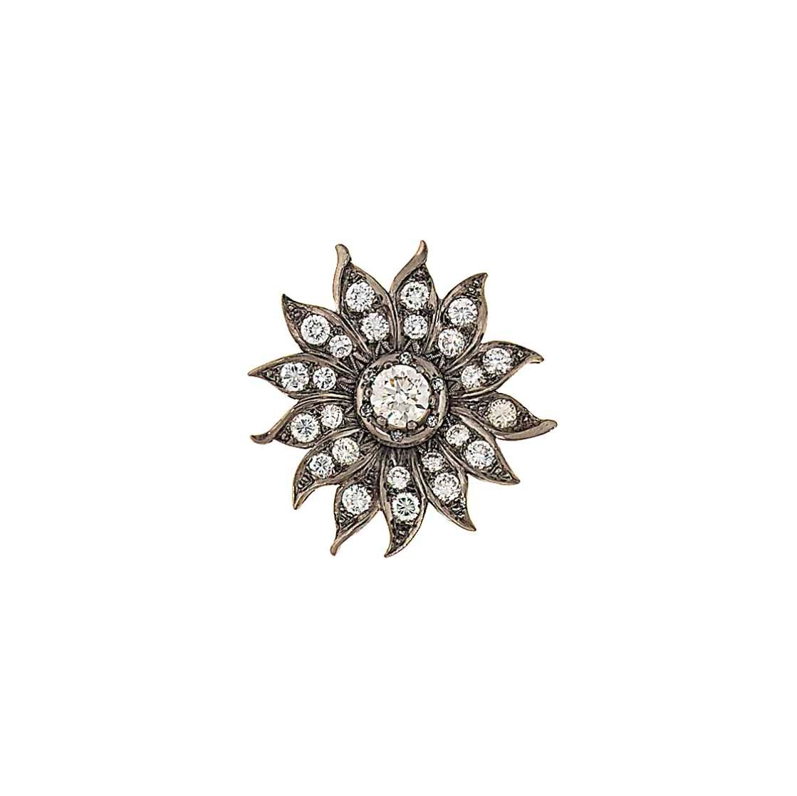 A diamond brooch