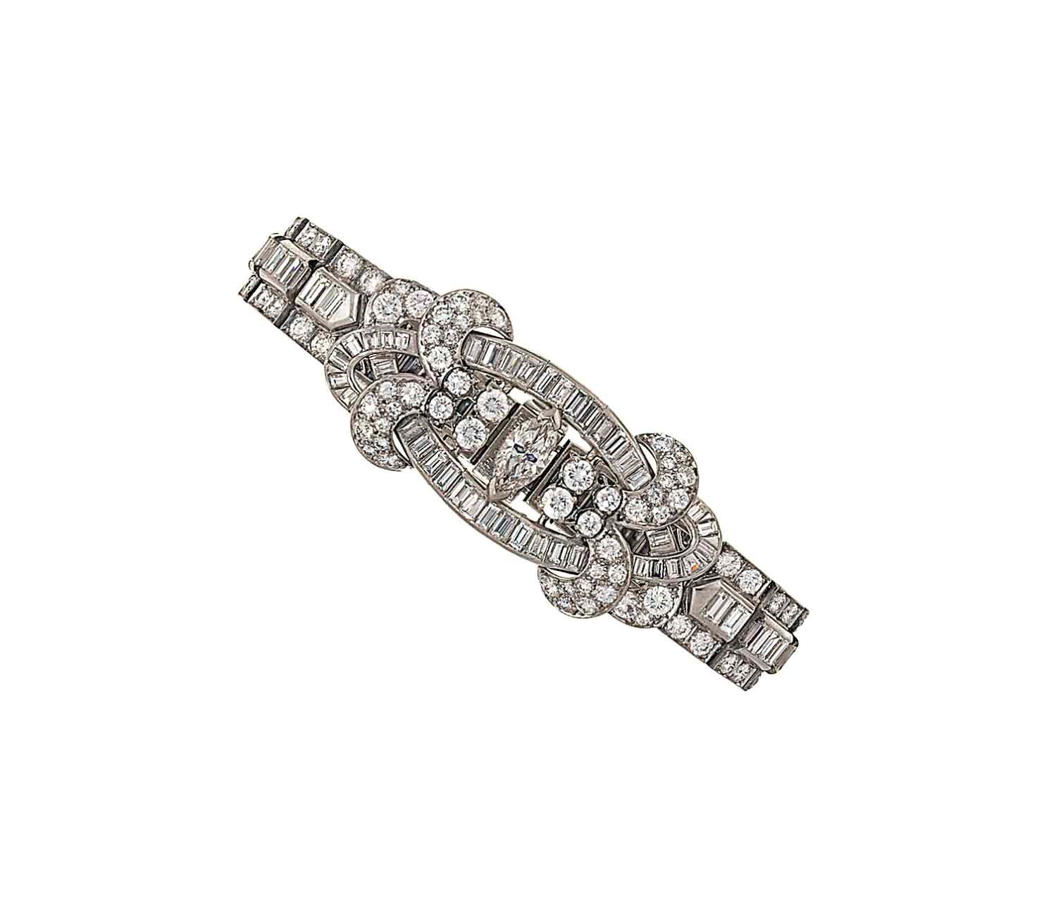A diamond bracelet