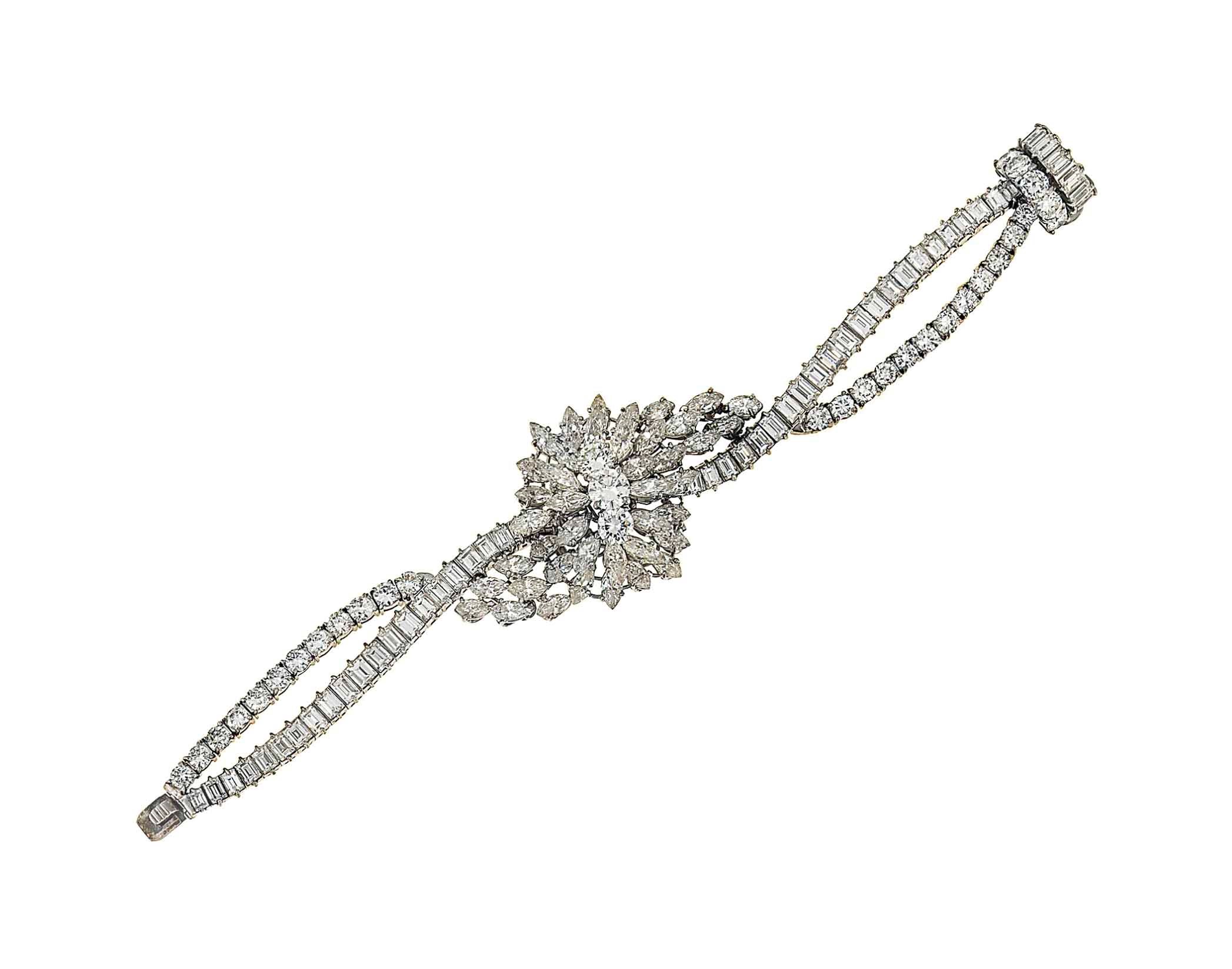 A diamond bracelet