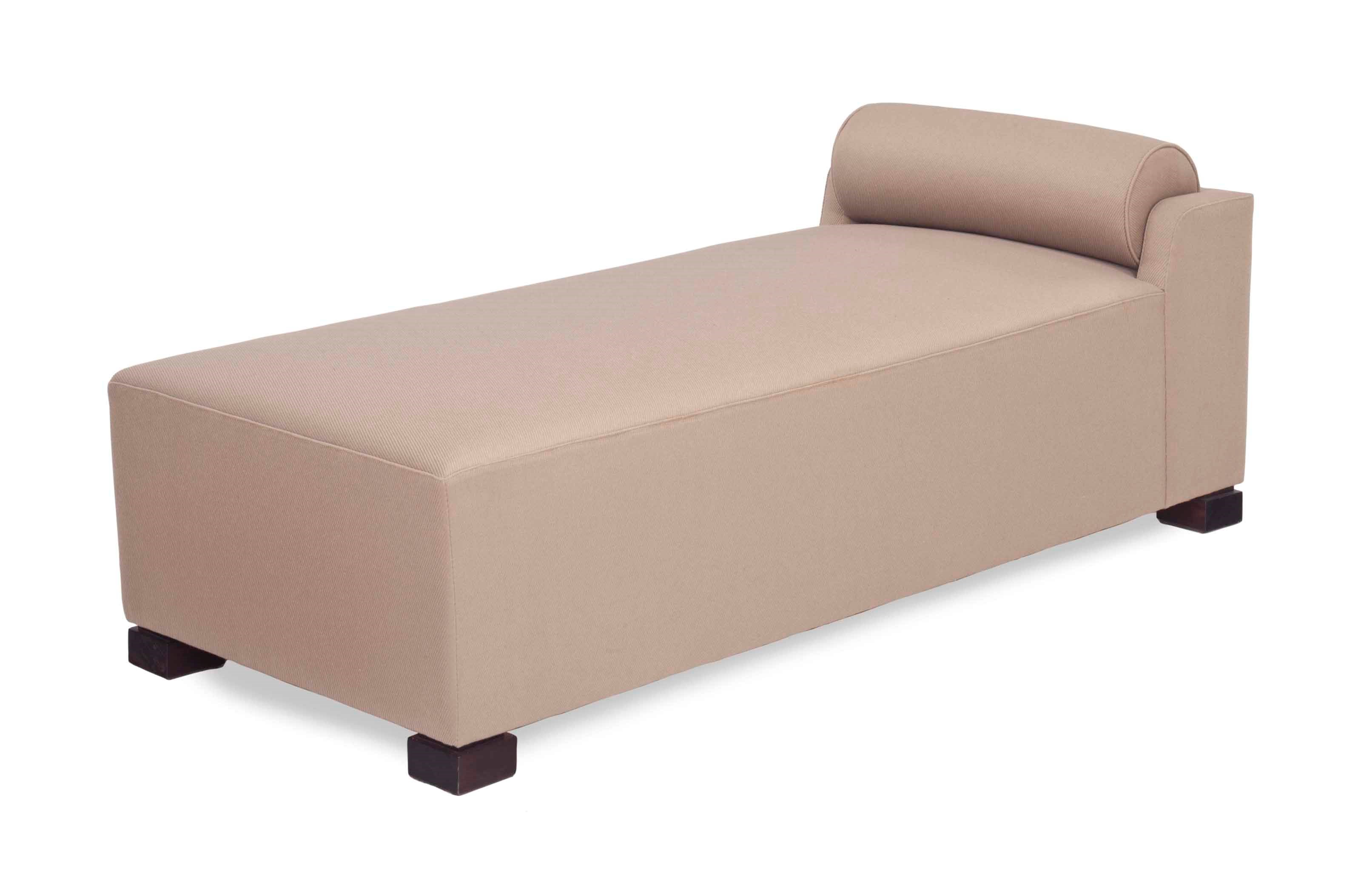 AN UPHOLSTERED DAYBED,