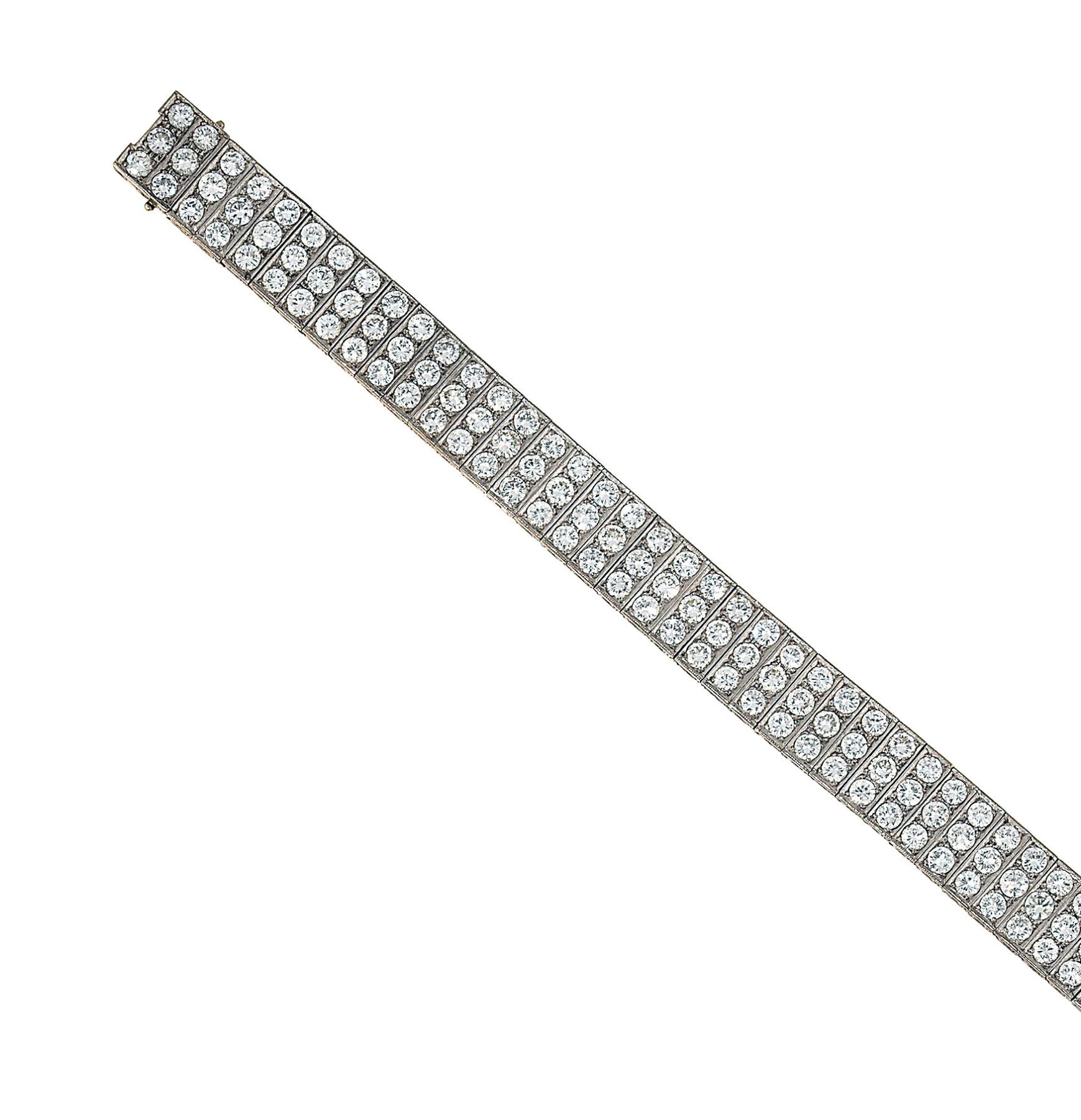 A diamond bracelet