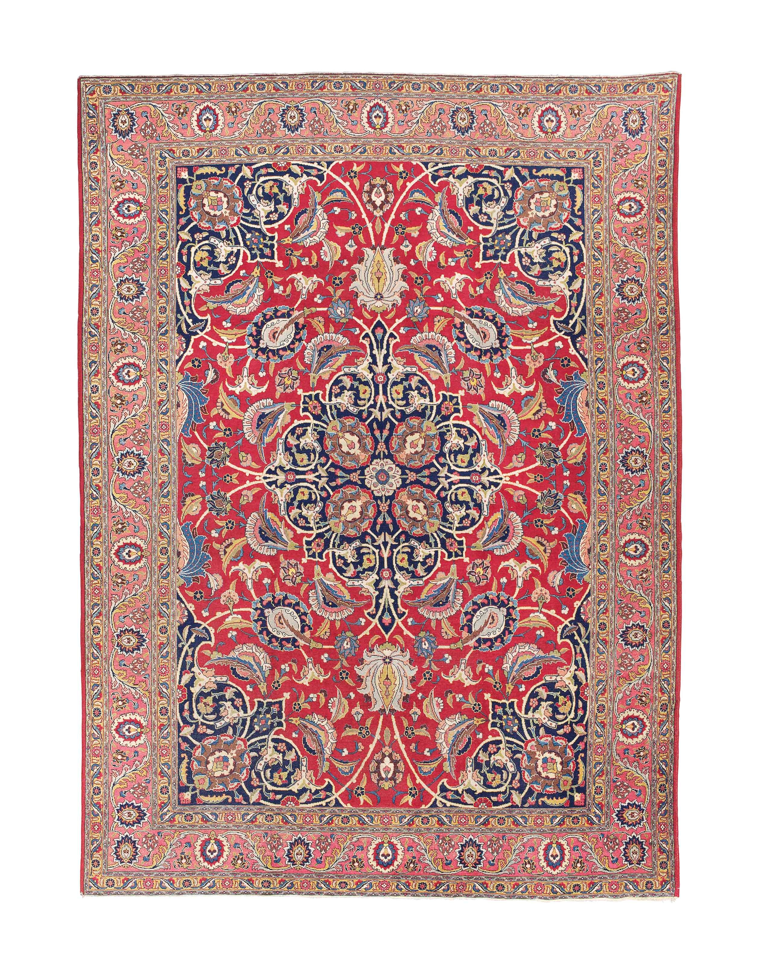 A fine Tabriz carpet