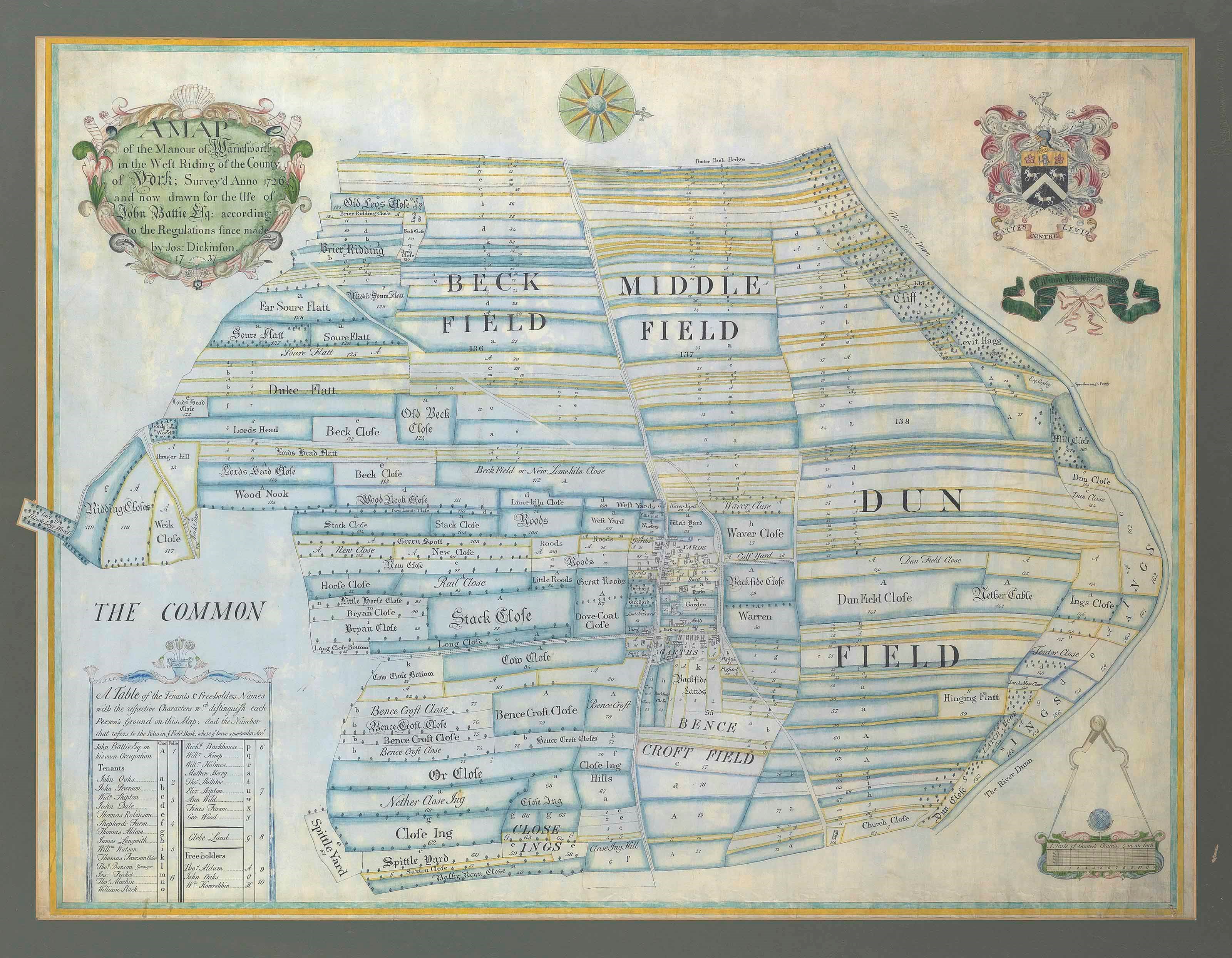 JOSEPH DICKINSON (1701-1739)