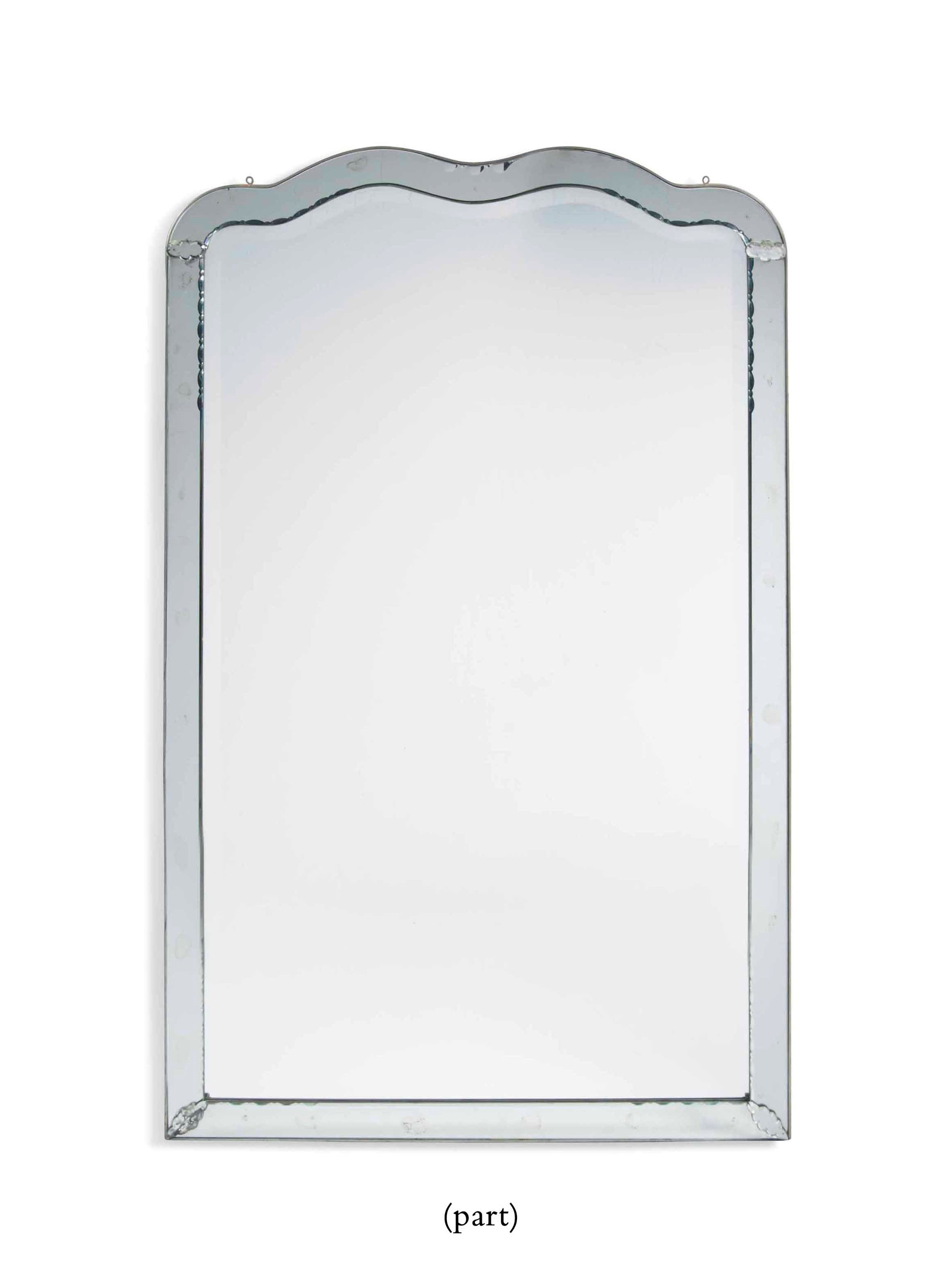 A LARGE PAIR OF VENETIAN OVERMANTEL MIRRORS
