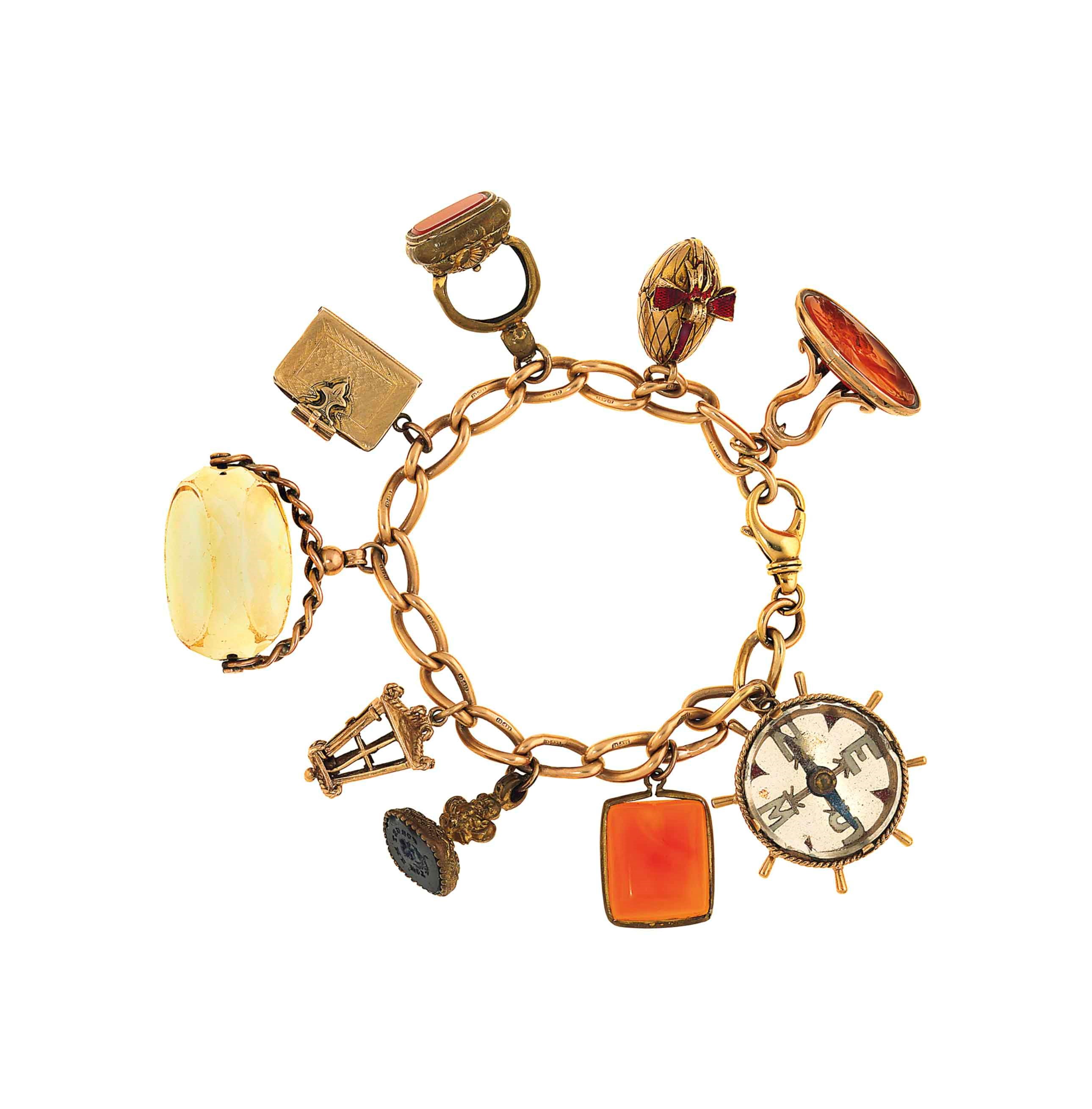A charm bracelet