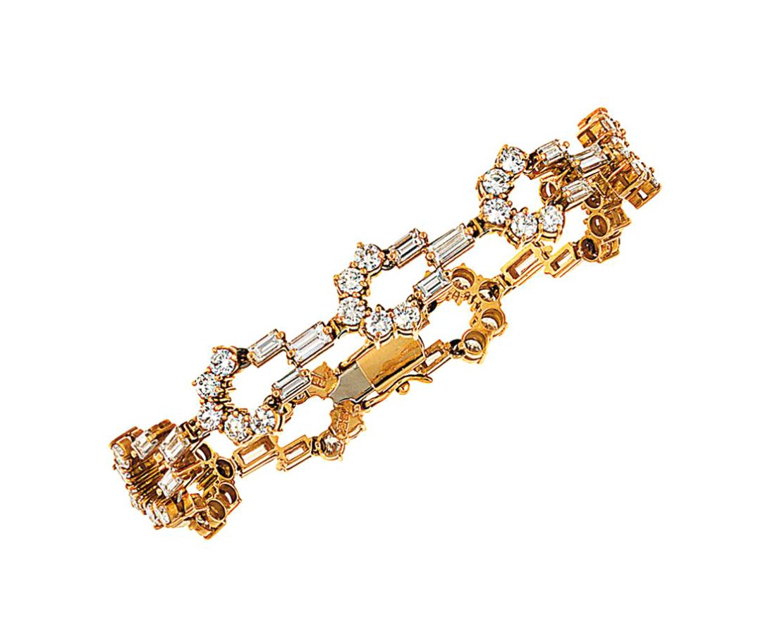 A diamond bracelet