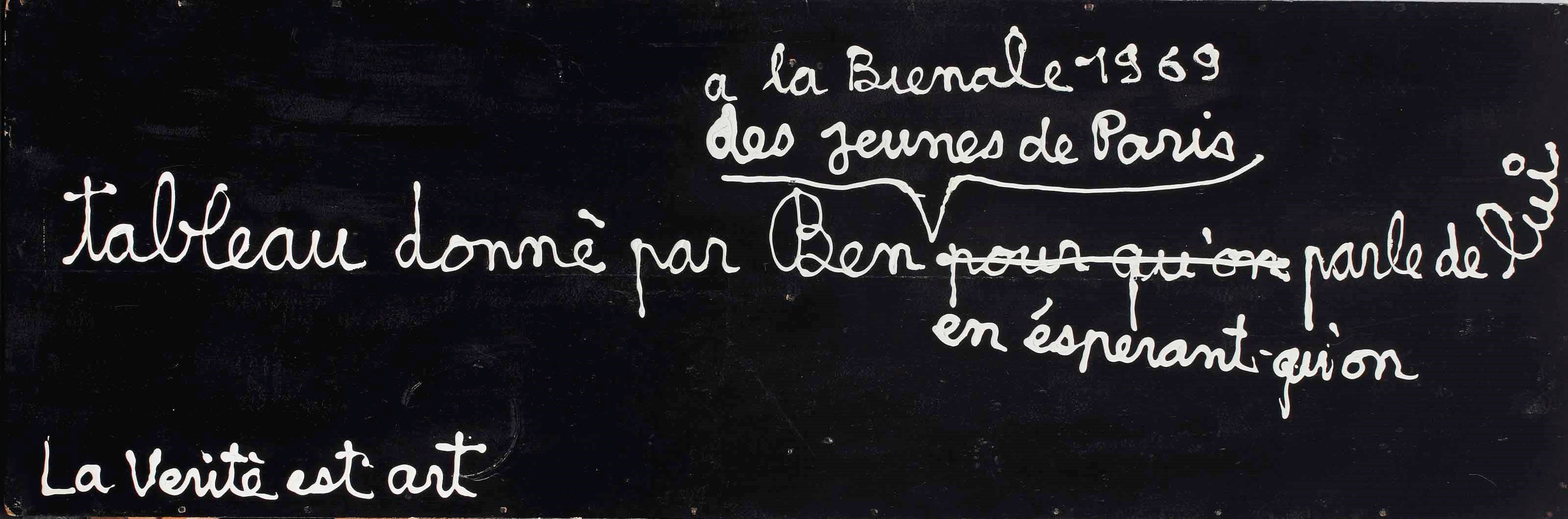 Ben Vautier (b. 1935)