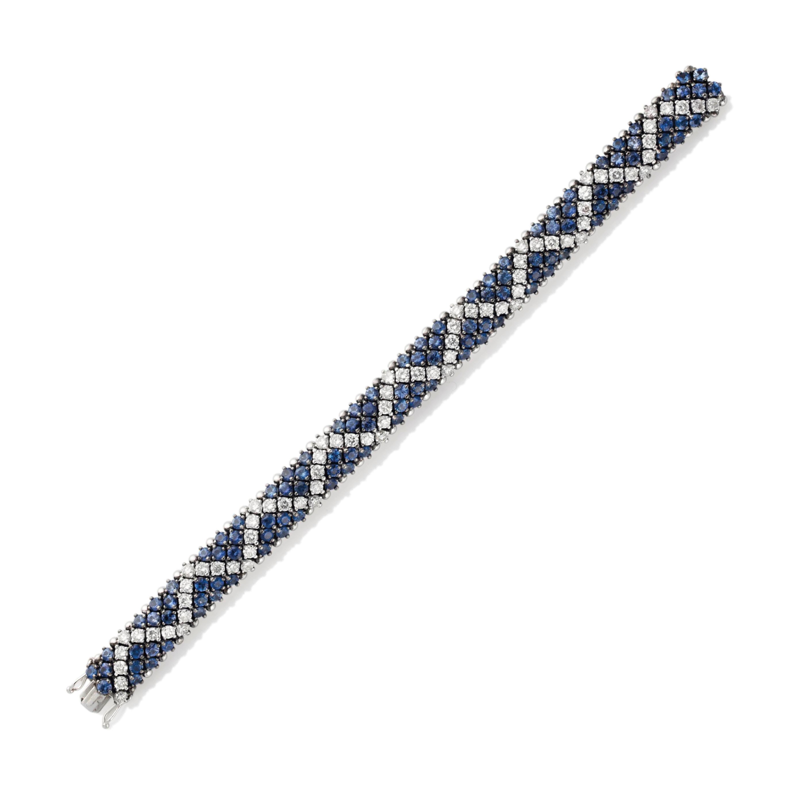 BRACELET SAPHIRS ET DIAMANTS