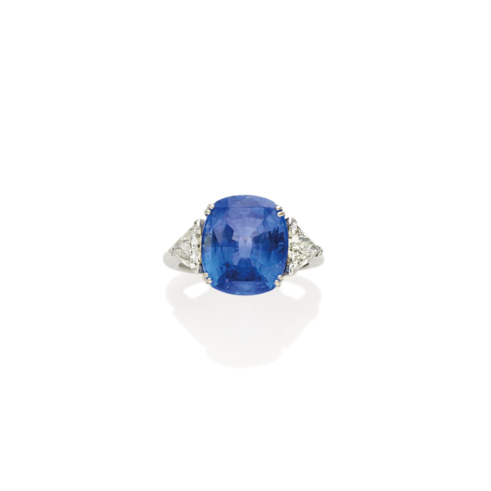 BAGUE SAPHIR ET DIAMANTS