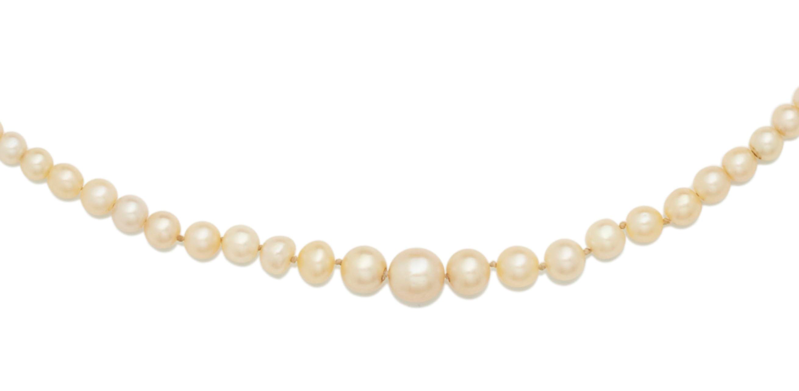 COLLIER PERLES FINES