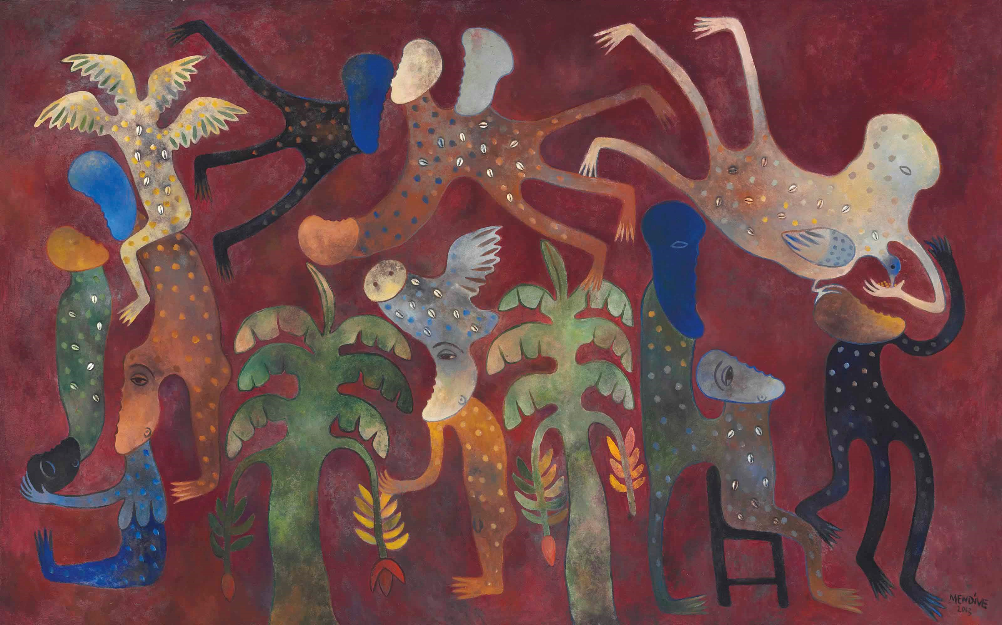 Manuel Mendive (Cuban b. 1944)