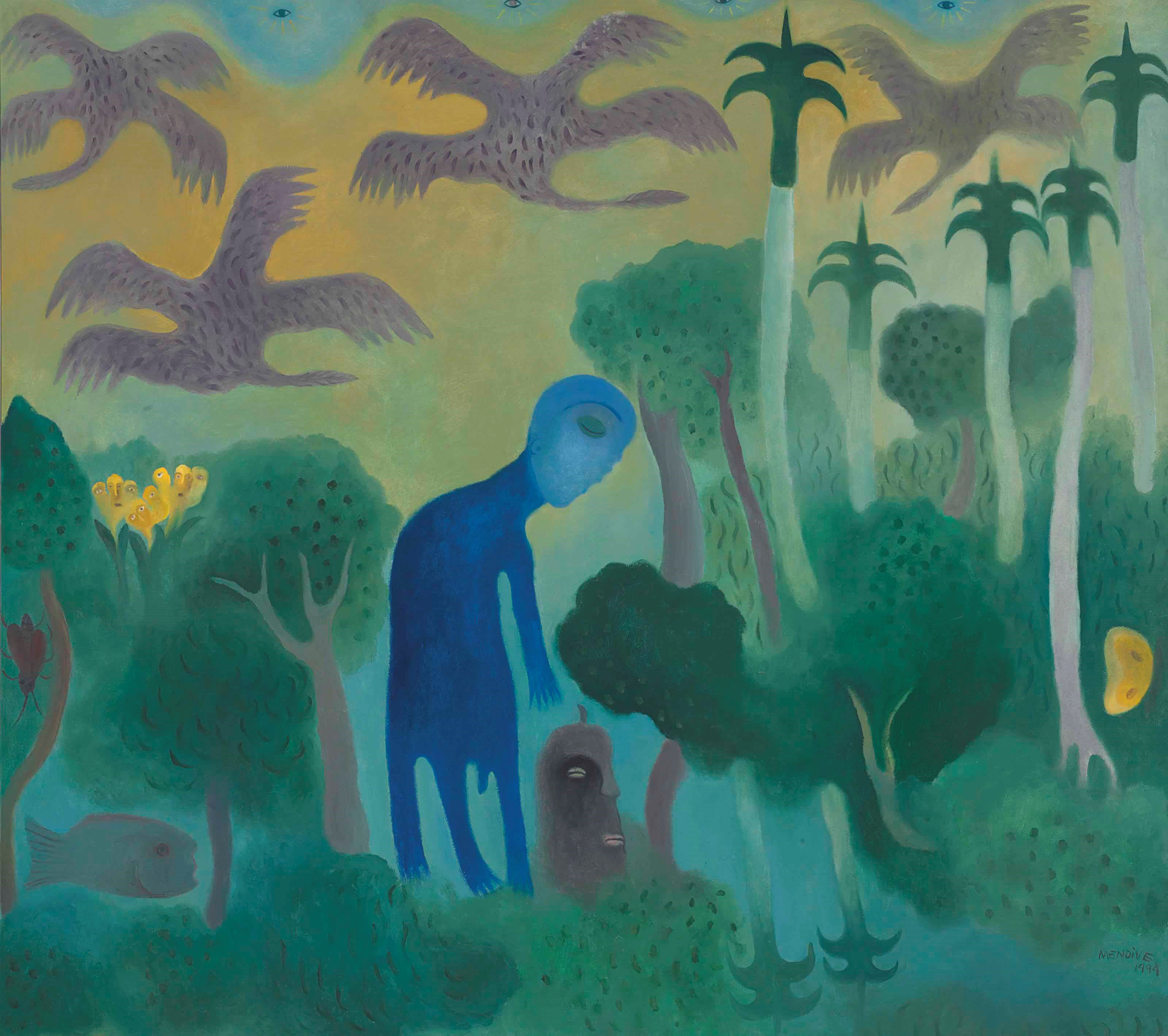 Manuel Mendive (Cuban b. 1944)