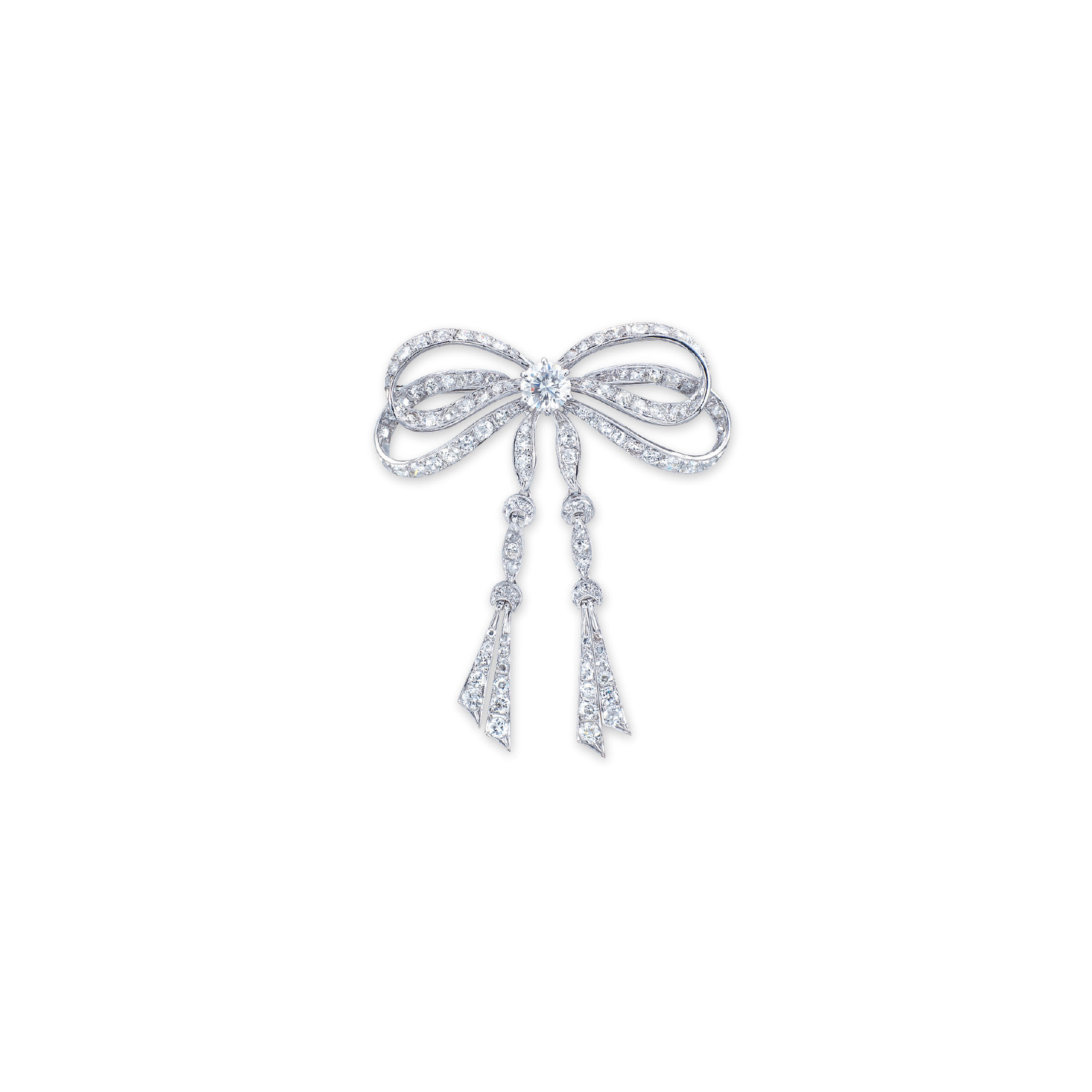 A DIAMOND BROOCH
