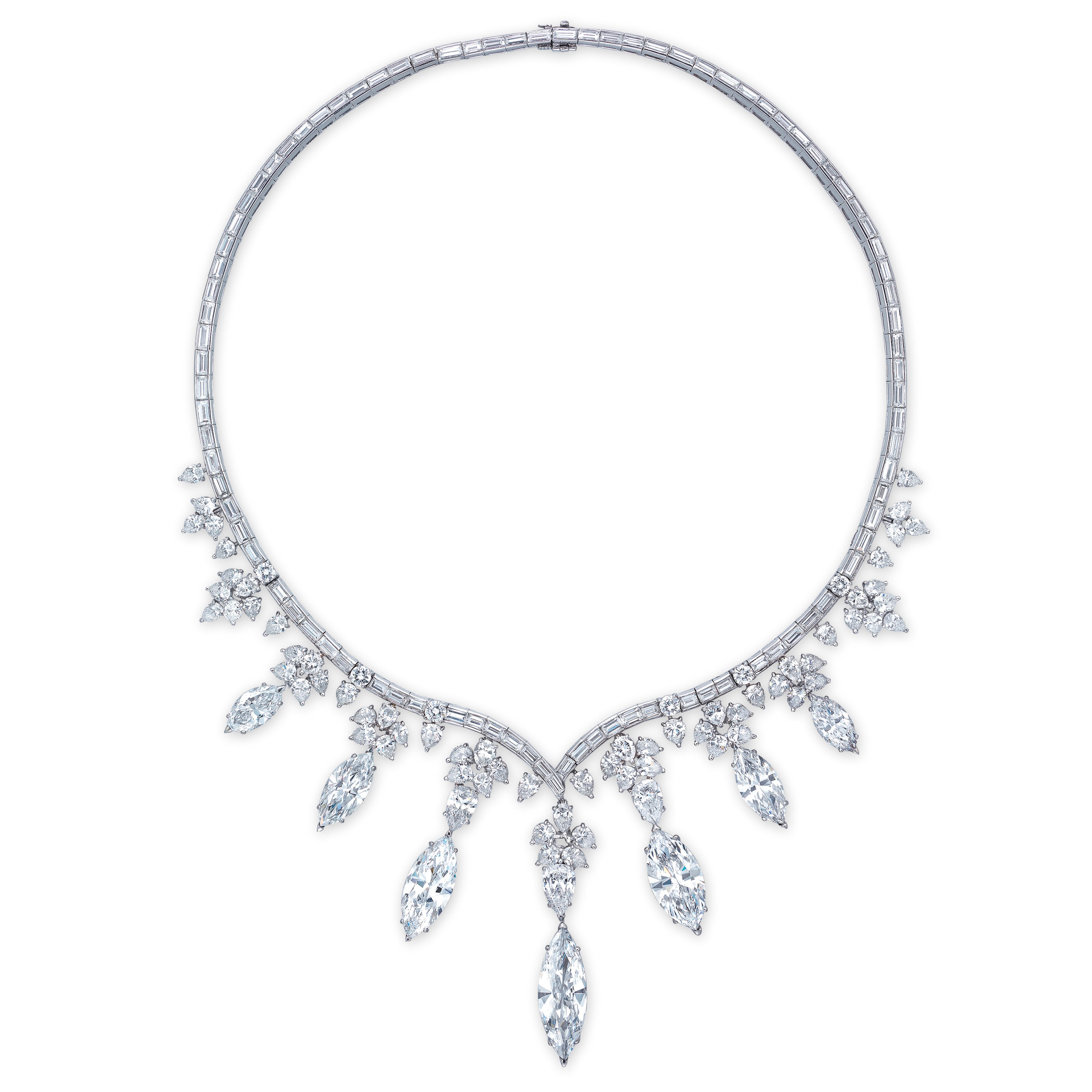 A SUPERB DIAMOND NECKLACE