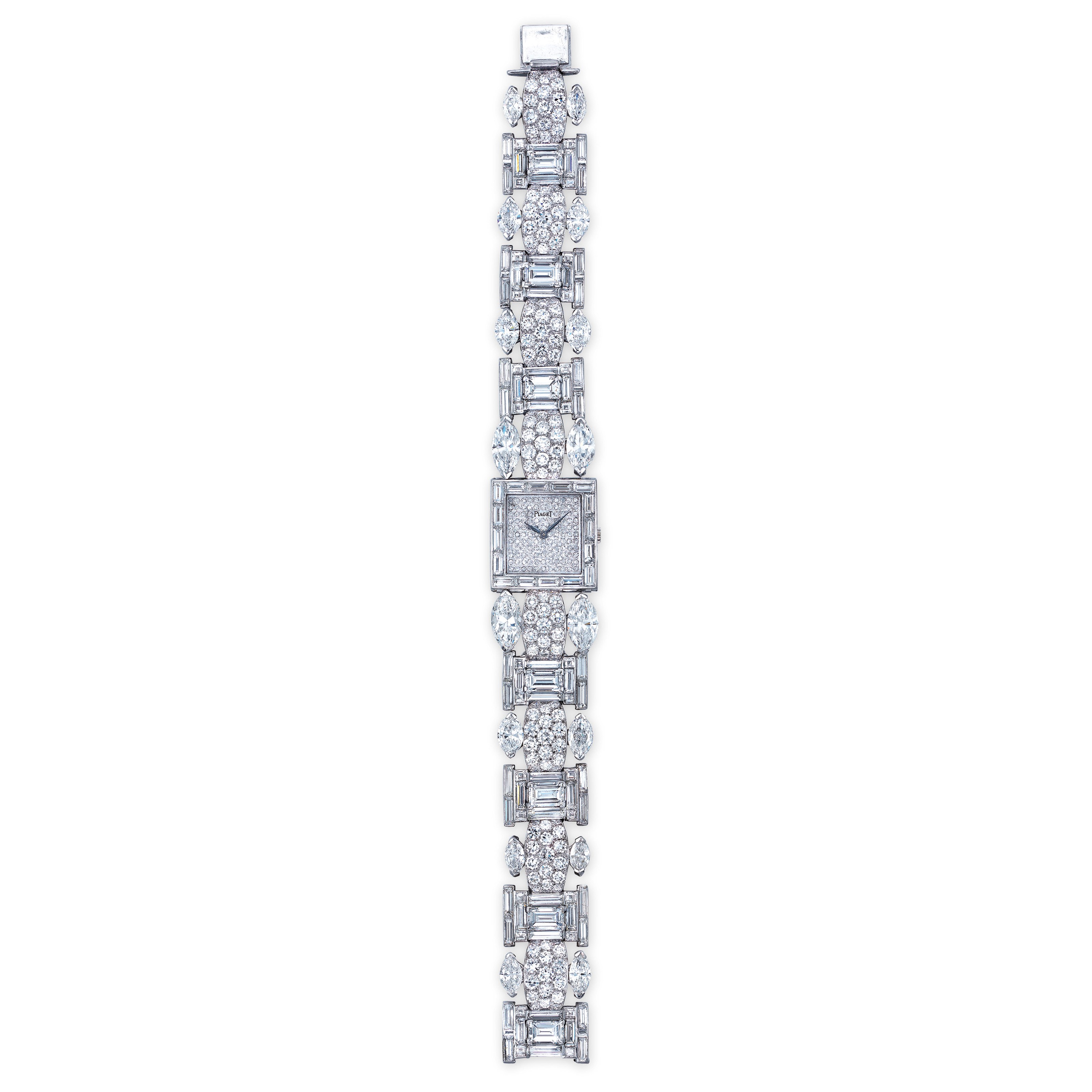 A DIAMOND WRISTWATCH