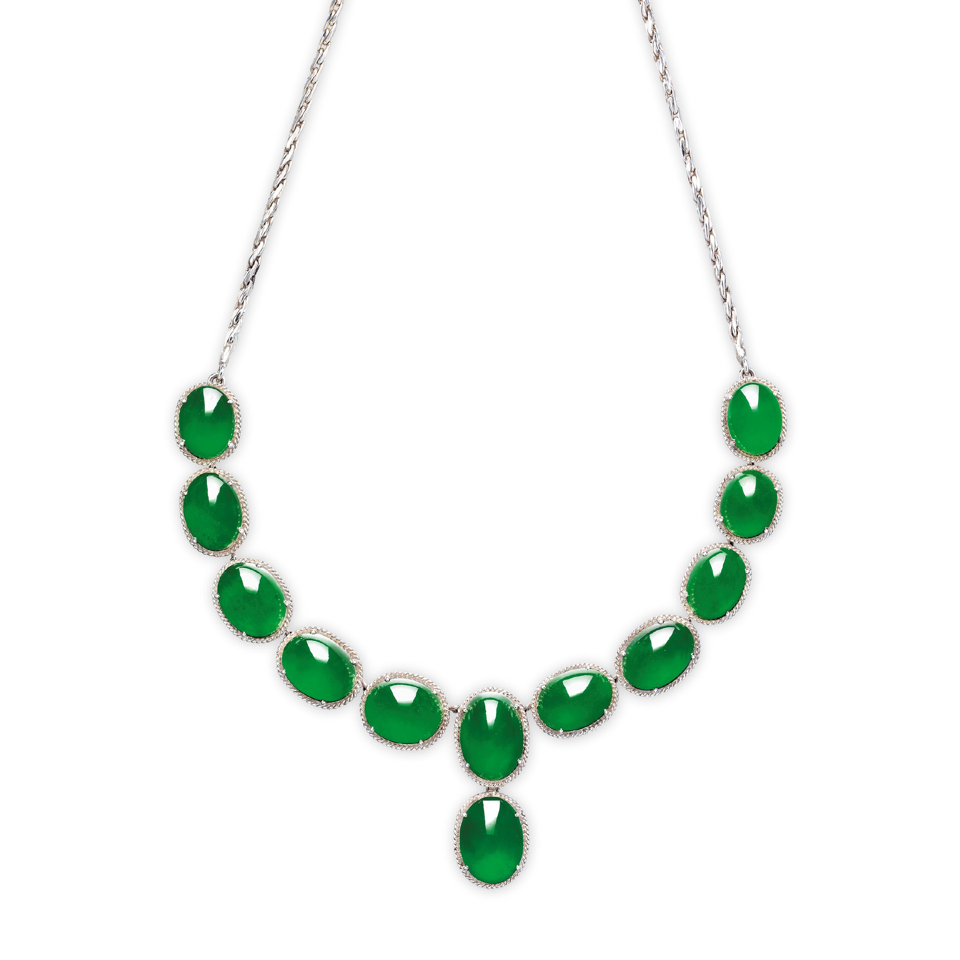 A JADEITE NECKLACE