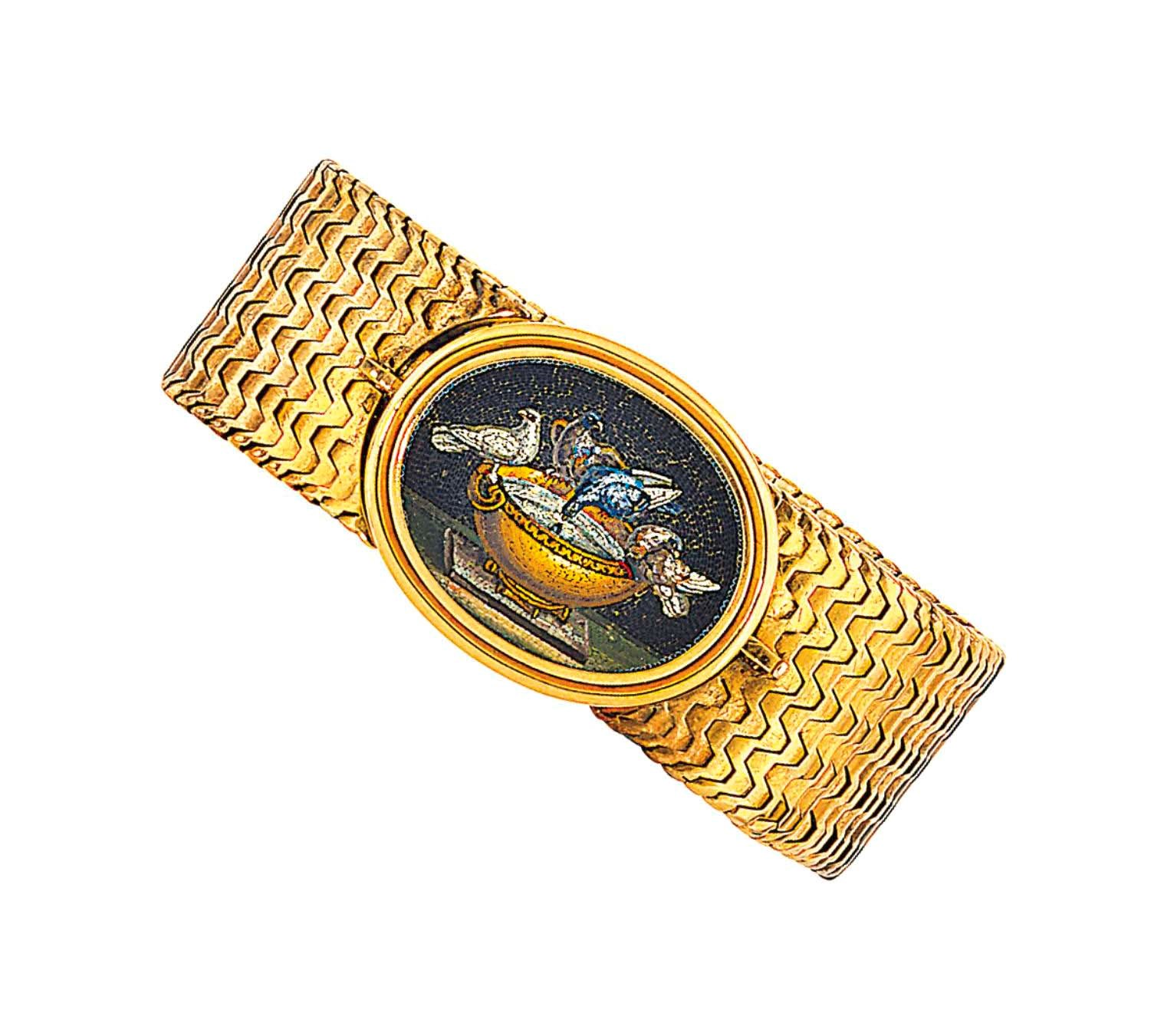 A micromosaic bracelet