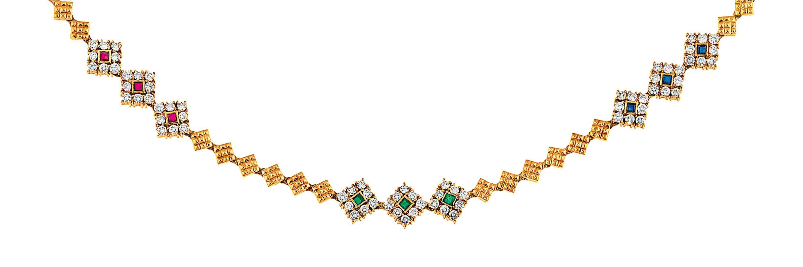 A gem-set longchain