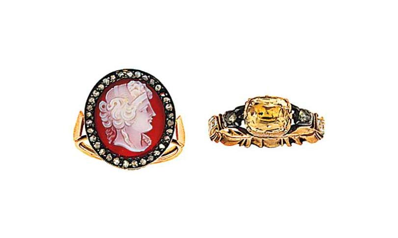 Two antique rings