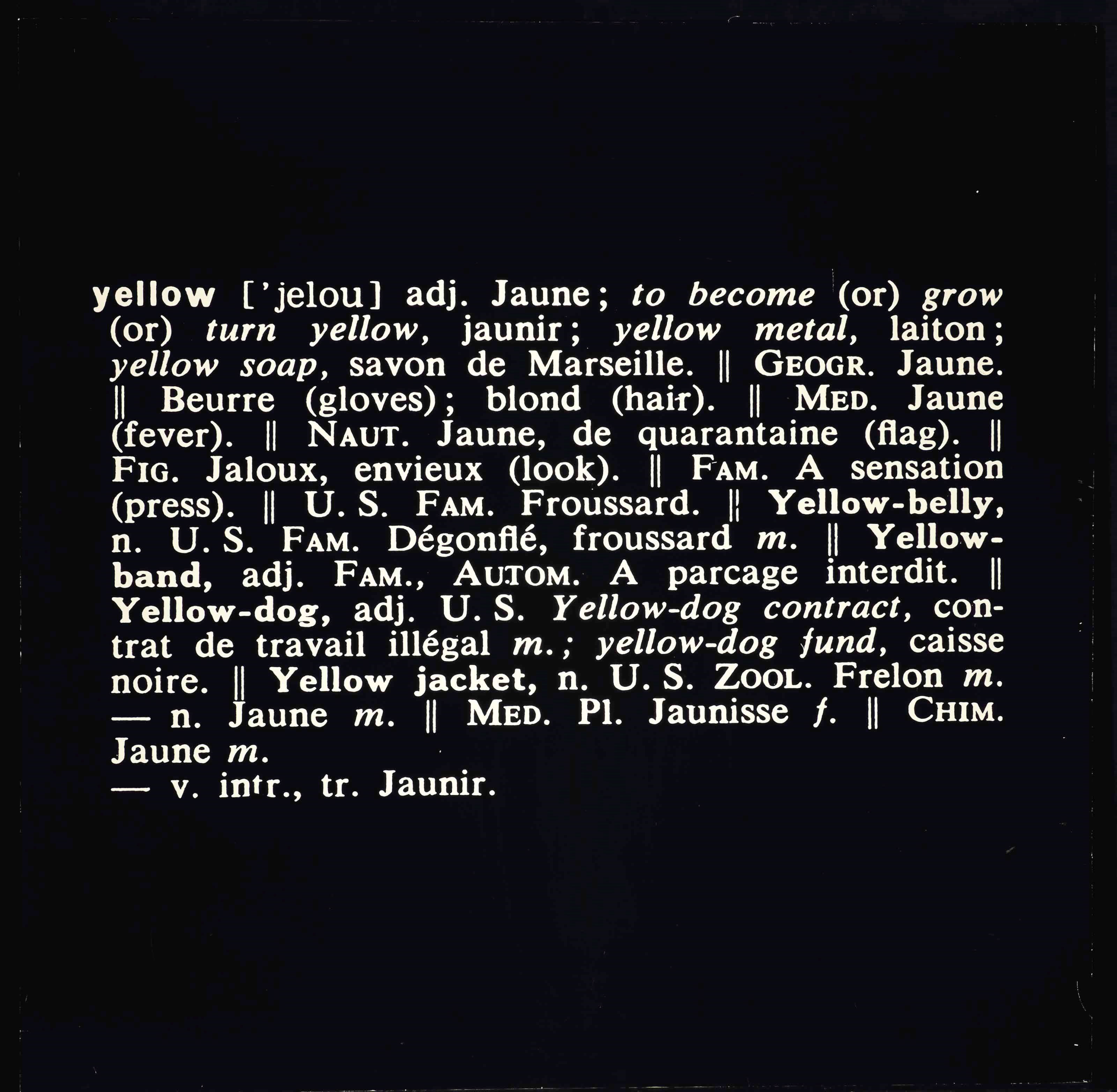 JOSEPH KOSUTH (NÉ EN 1945)