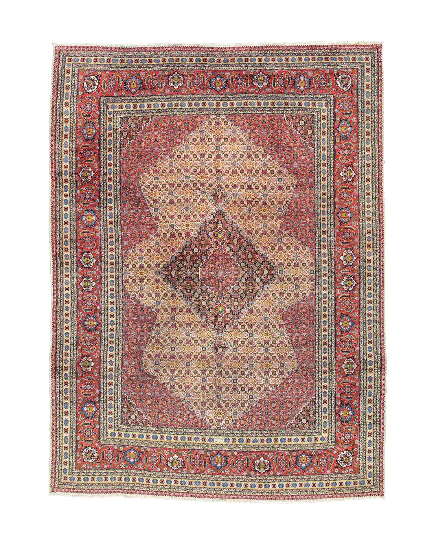 A fine Tabriz carpet