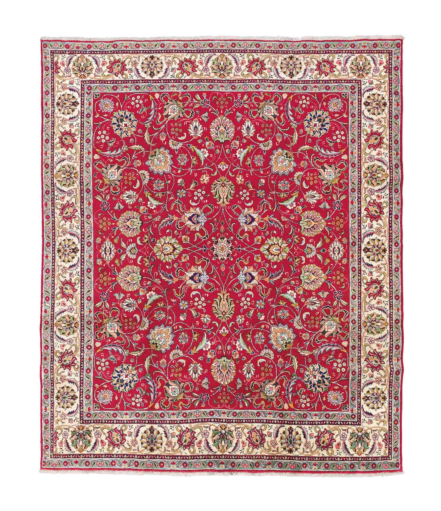 A fine Tabriz carpet