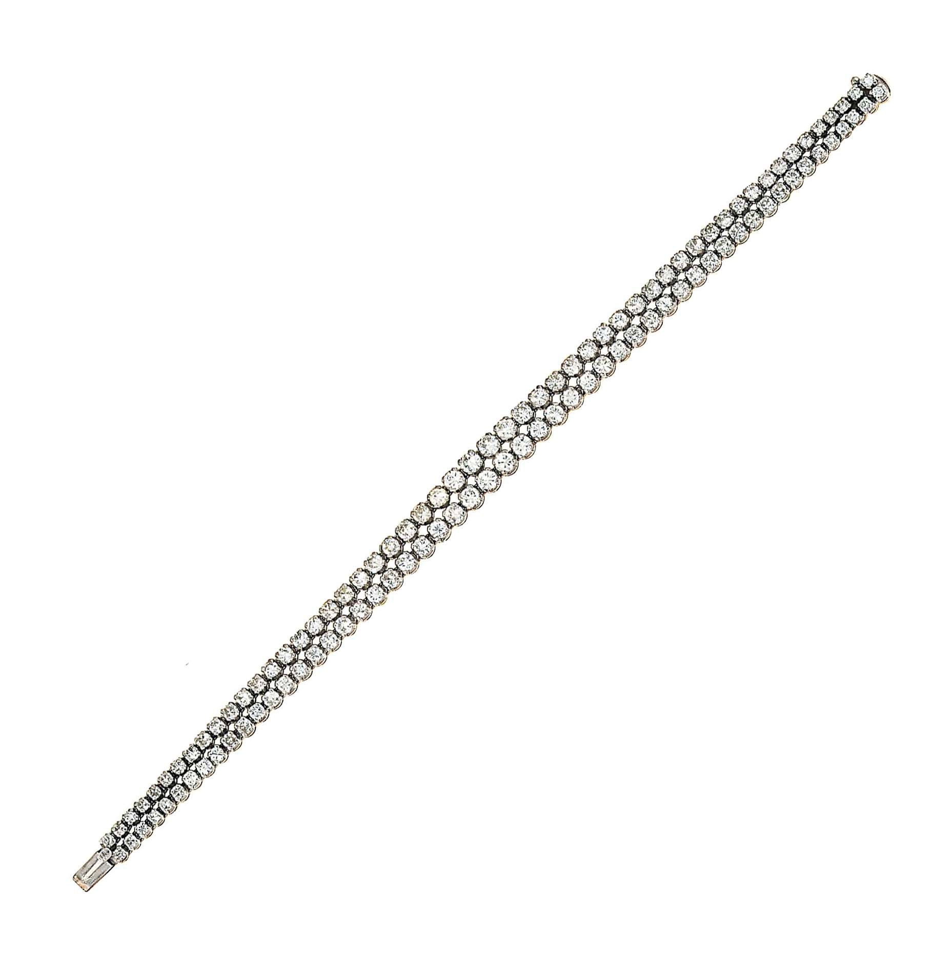 A diamond bracelet