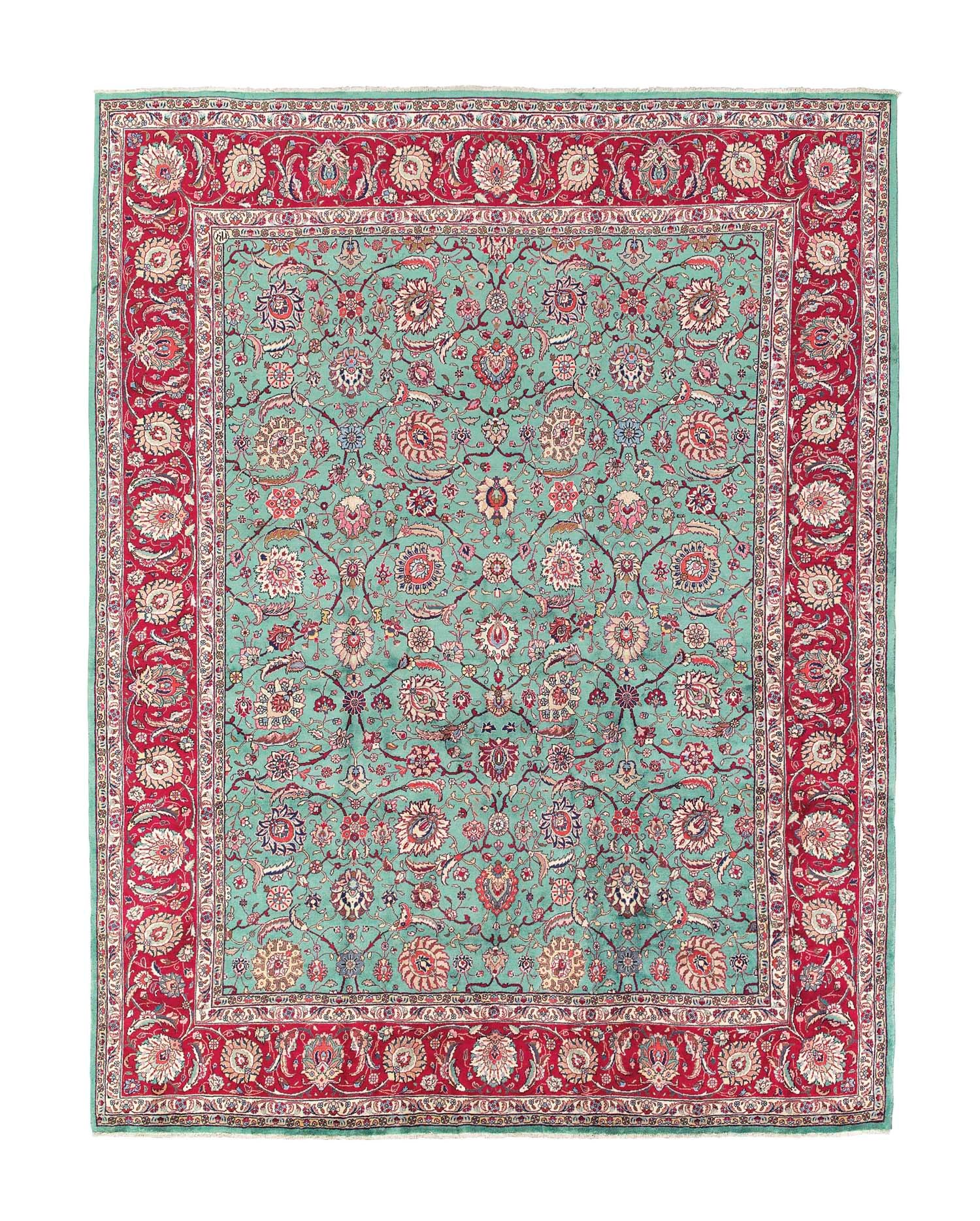 A fine Tabriz carpet