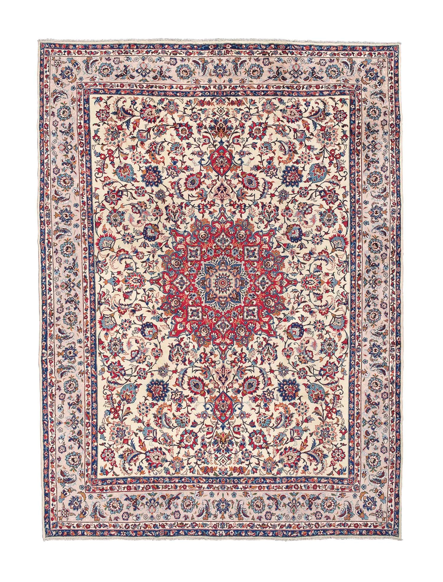 A fine Yezd carpet