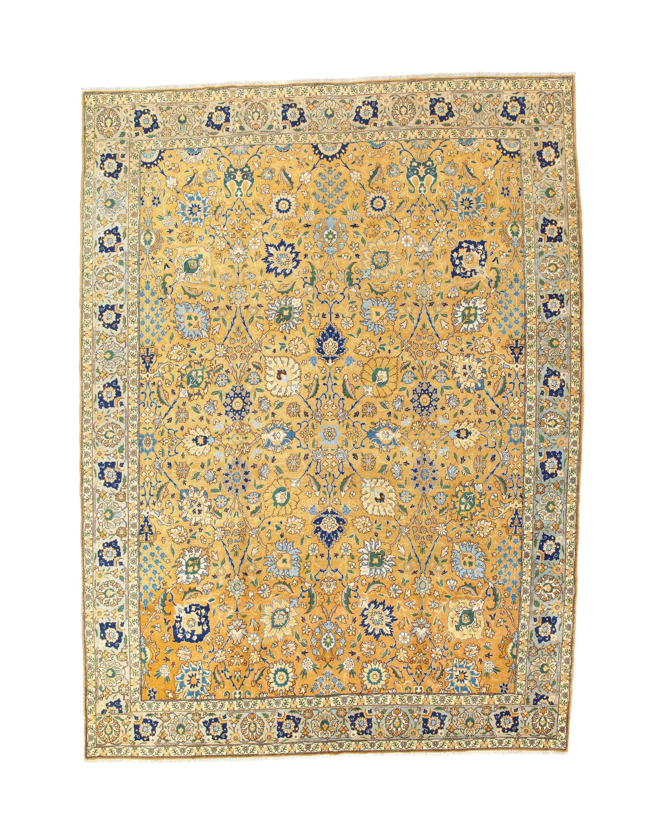 A Tabriz carpet