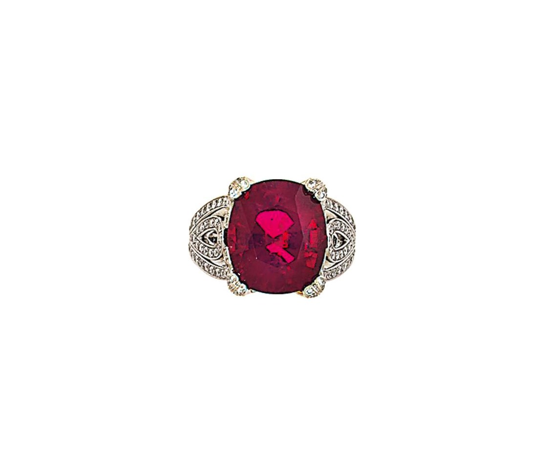 A tourmaline and diamond ring, By Stephen Webster for Garrard & Co.