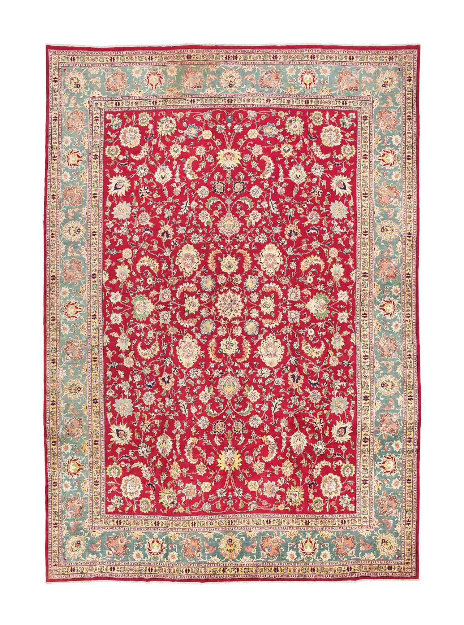A fine Tabriz carpet