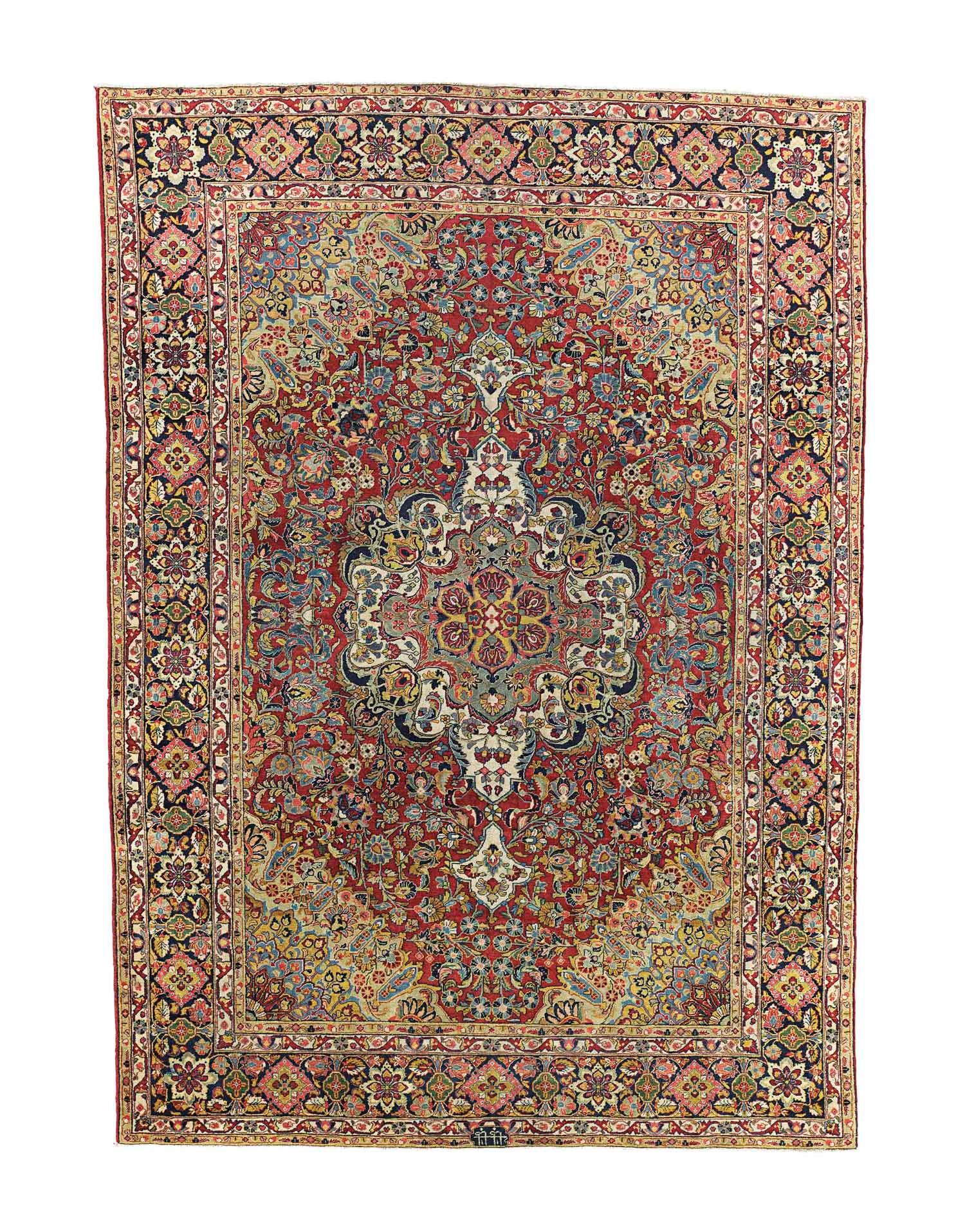 A fine Tabriz carpet