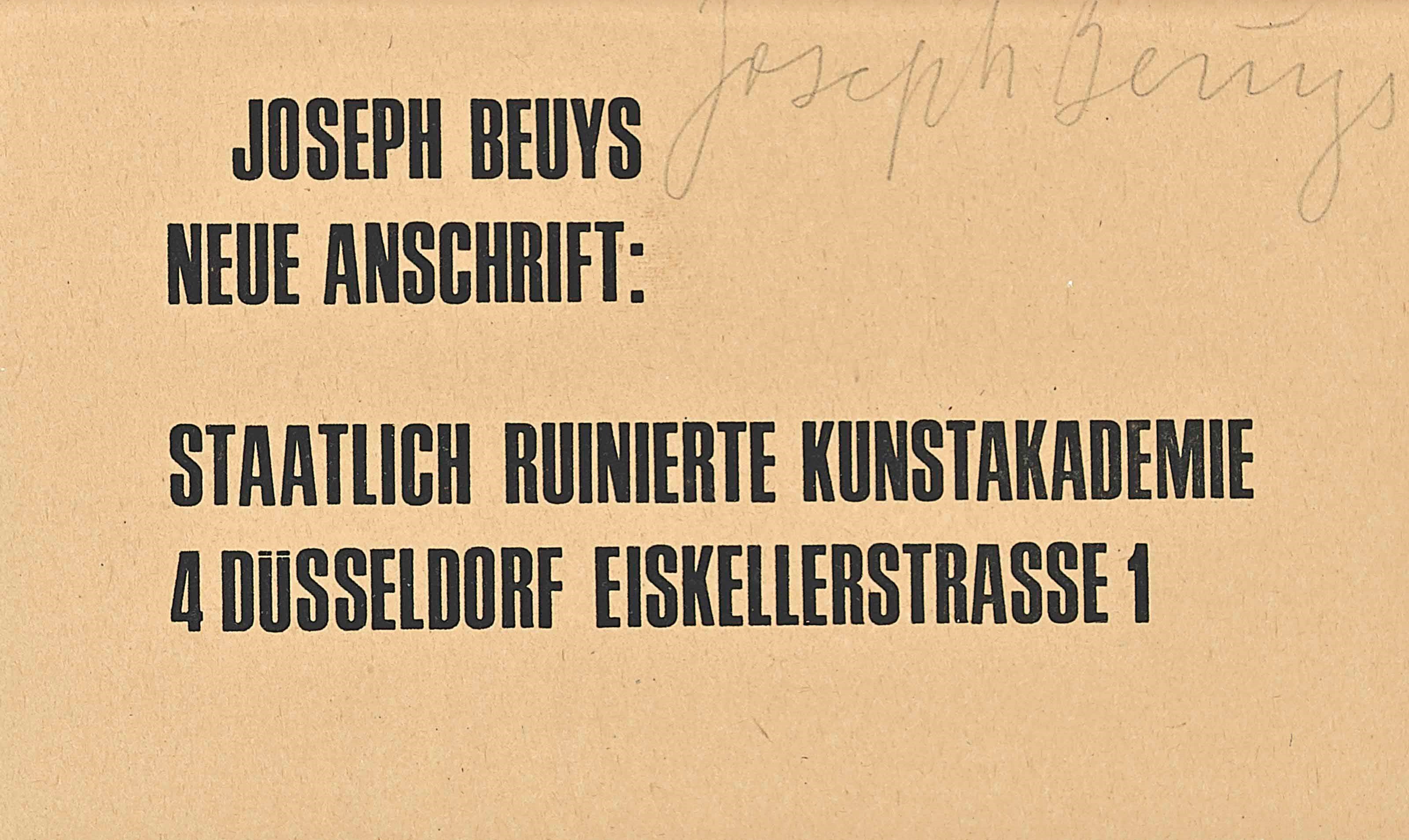 Joseph Beuys (1921-1986)