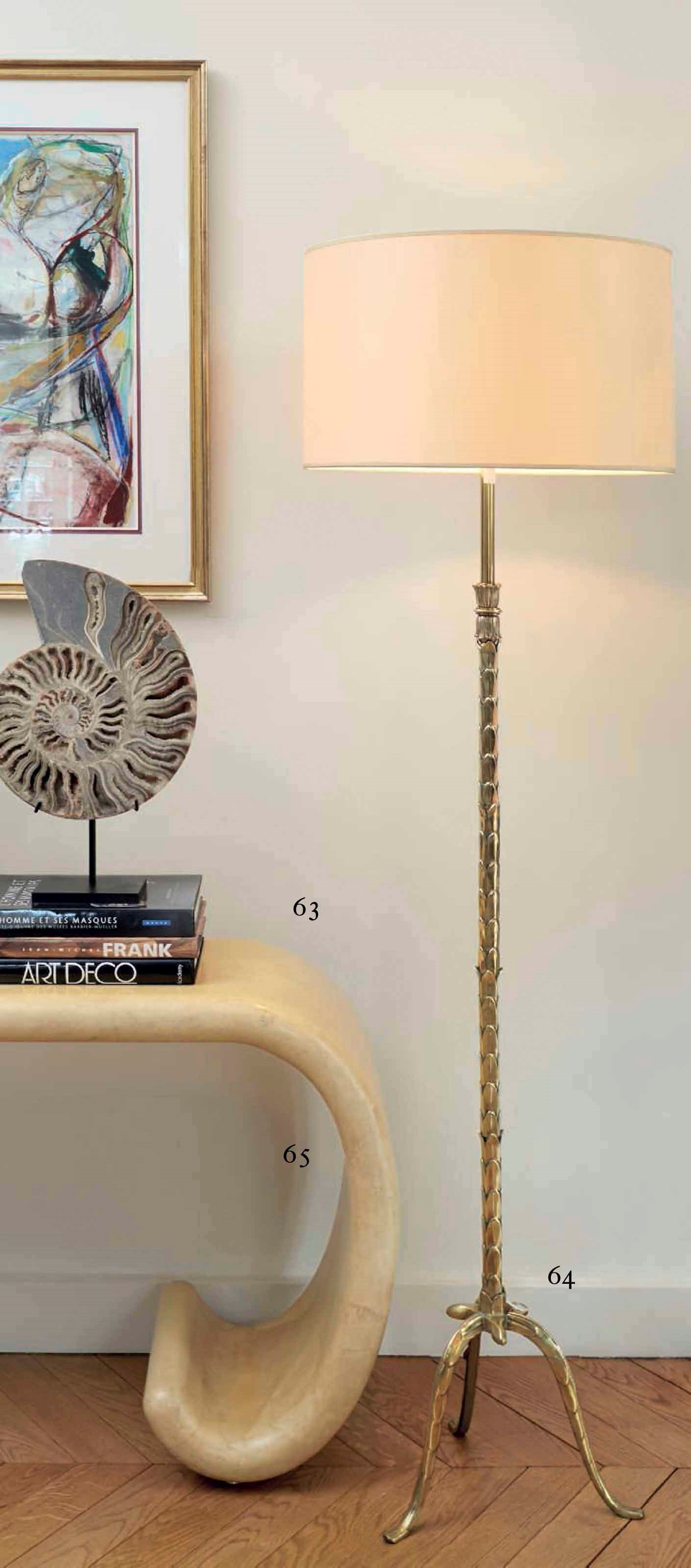 DEUX AMMONITES GEANTES