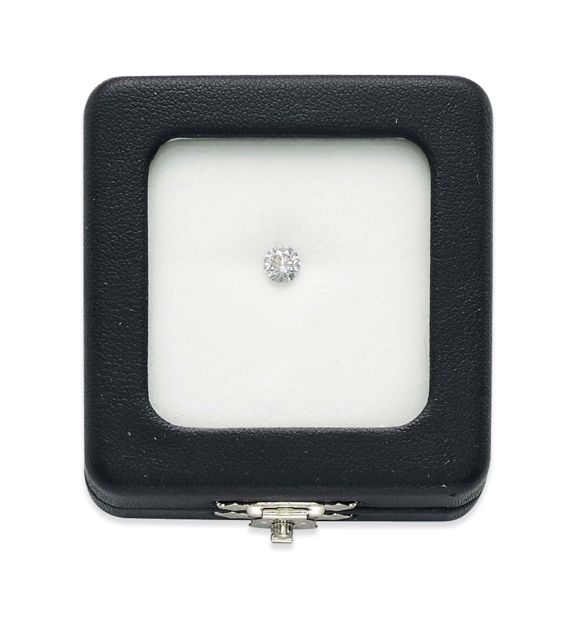 AN UNMOUNTED COLOURED DIAMOND
