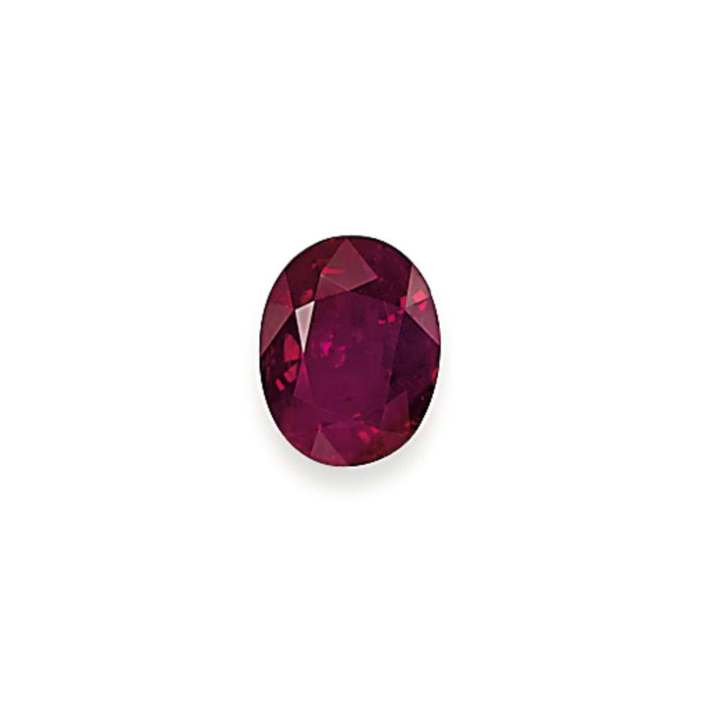 AN UNMOUNTED RUBY