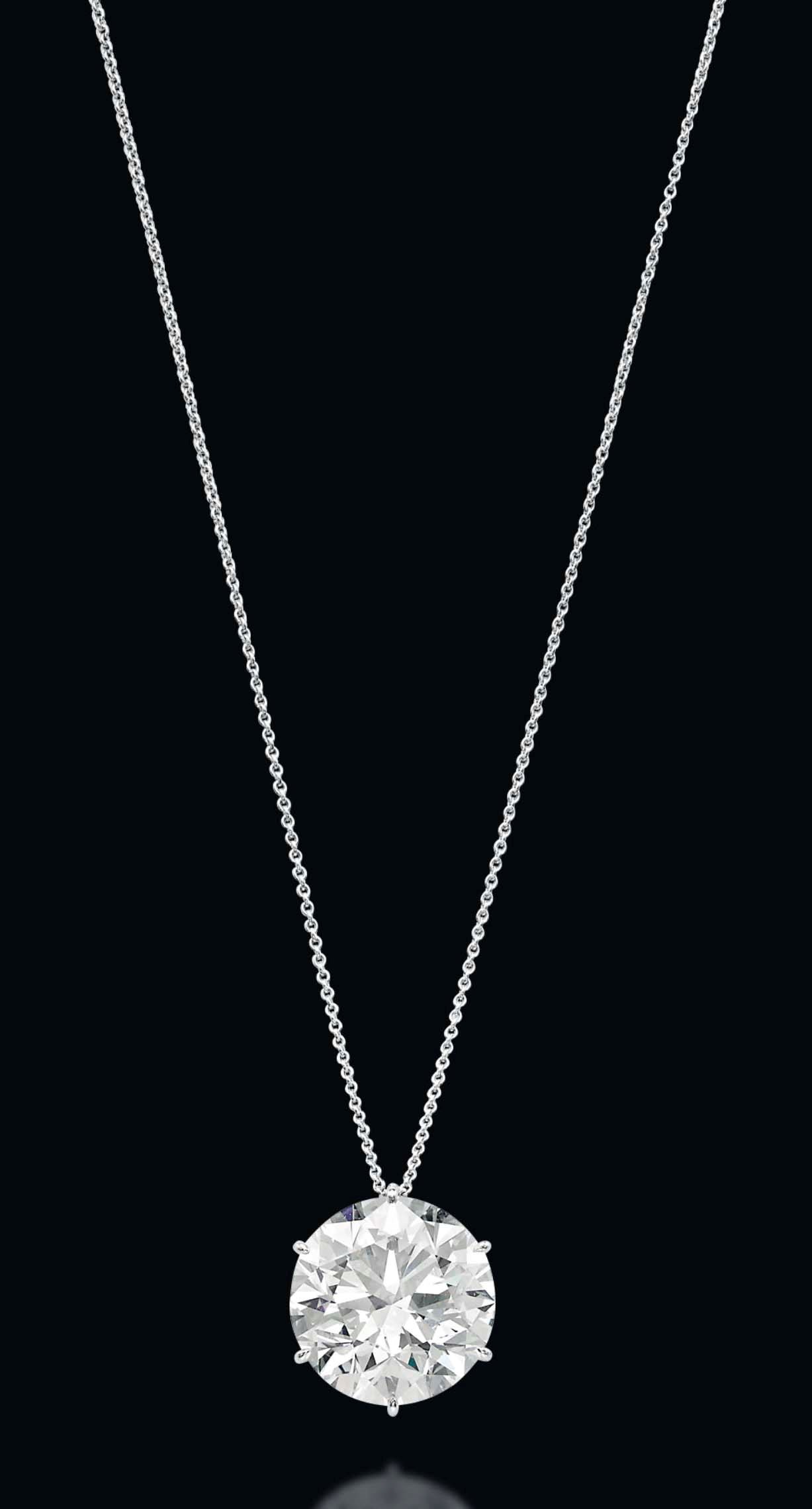 A SPECTACULAR DIAMOND PENDANT