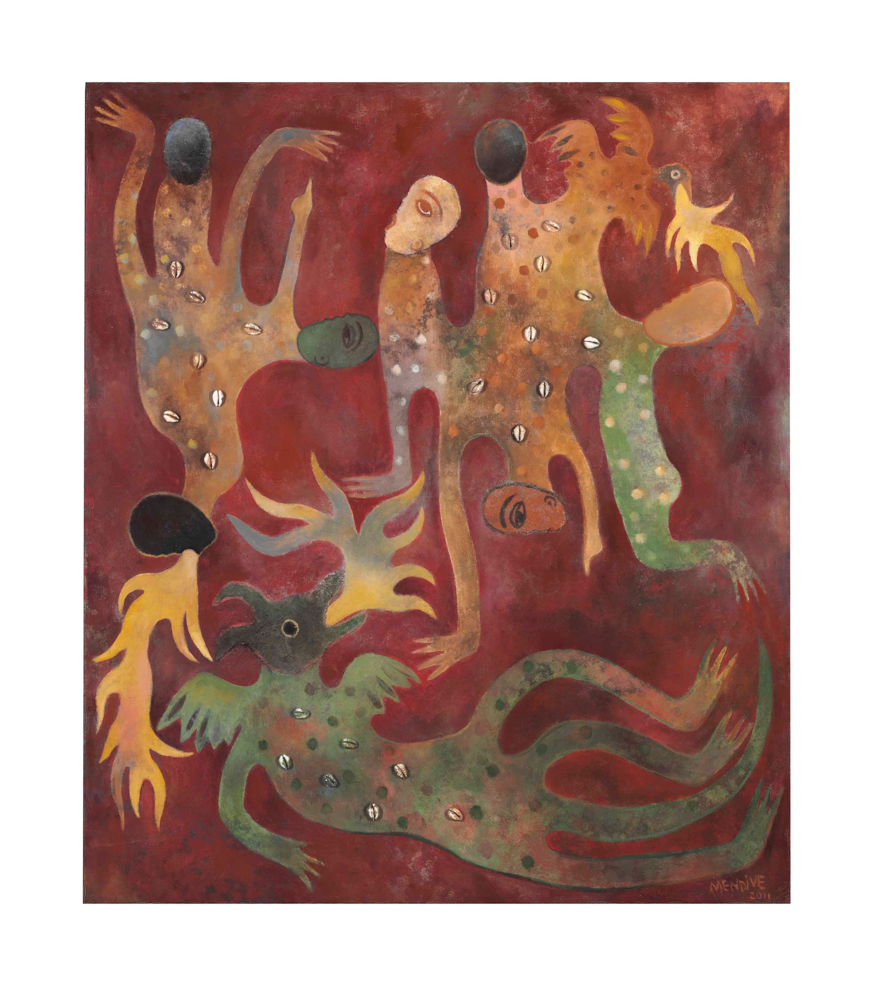 Manuel Mendive (Cuban b. 1944)