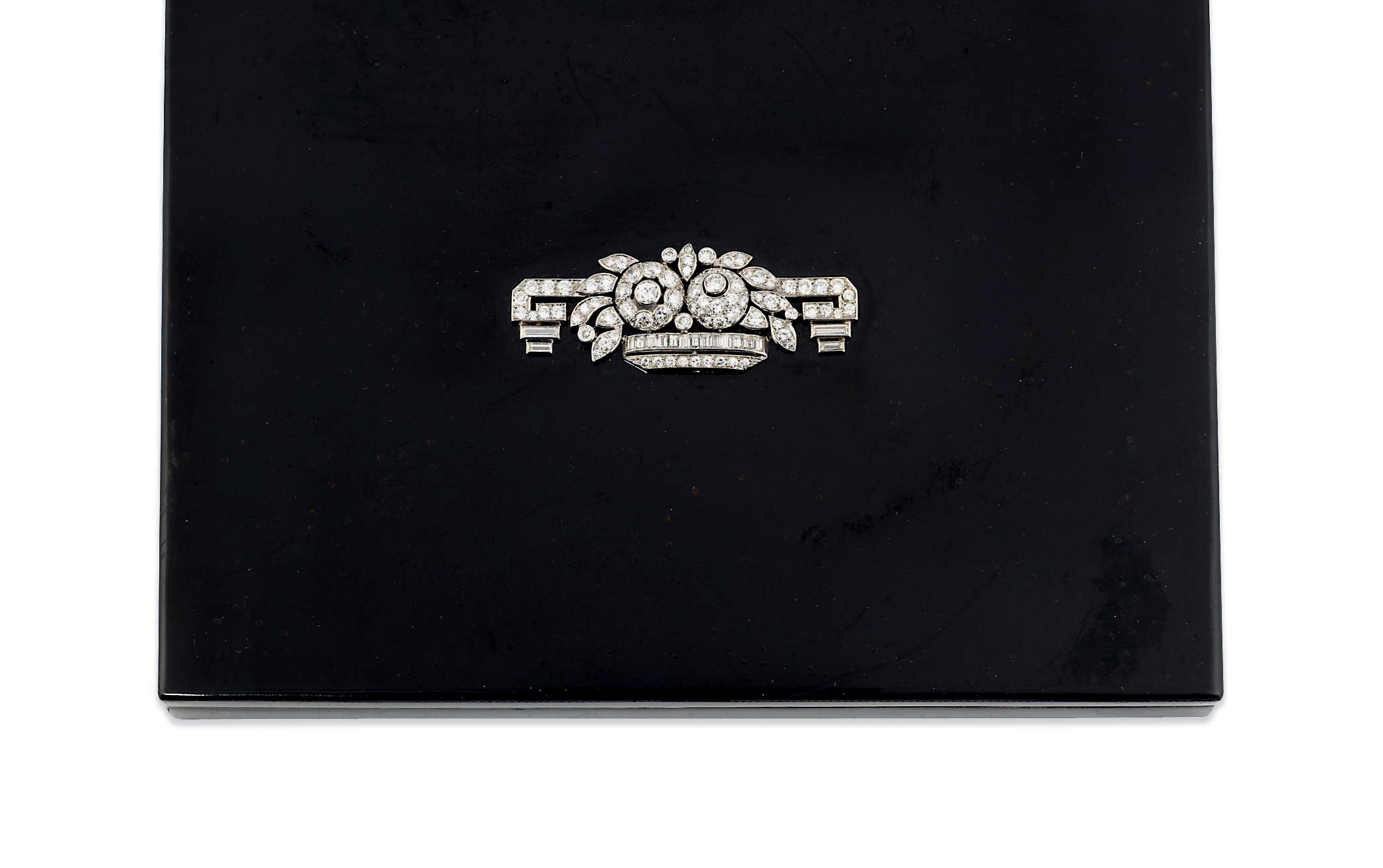 AN ART DECO DIAMOND-SET VANITY CASE, BY BULGARI