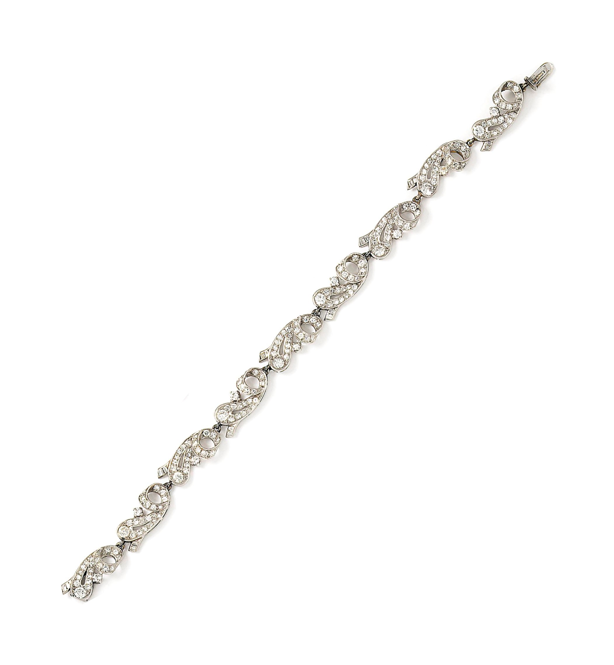 A diamond bracelet