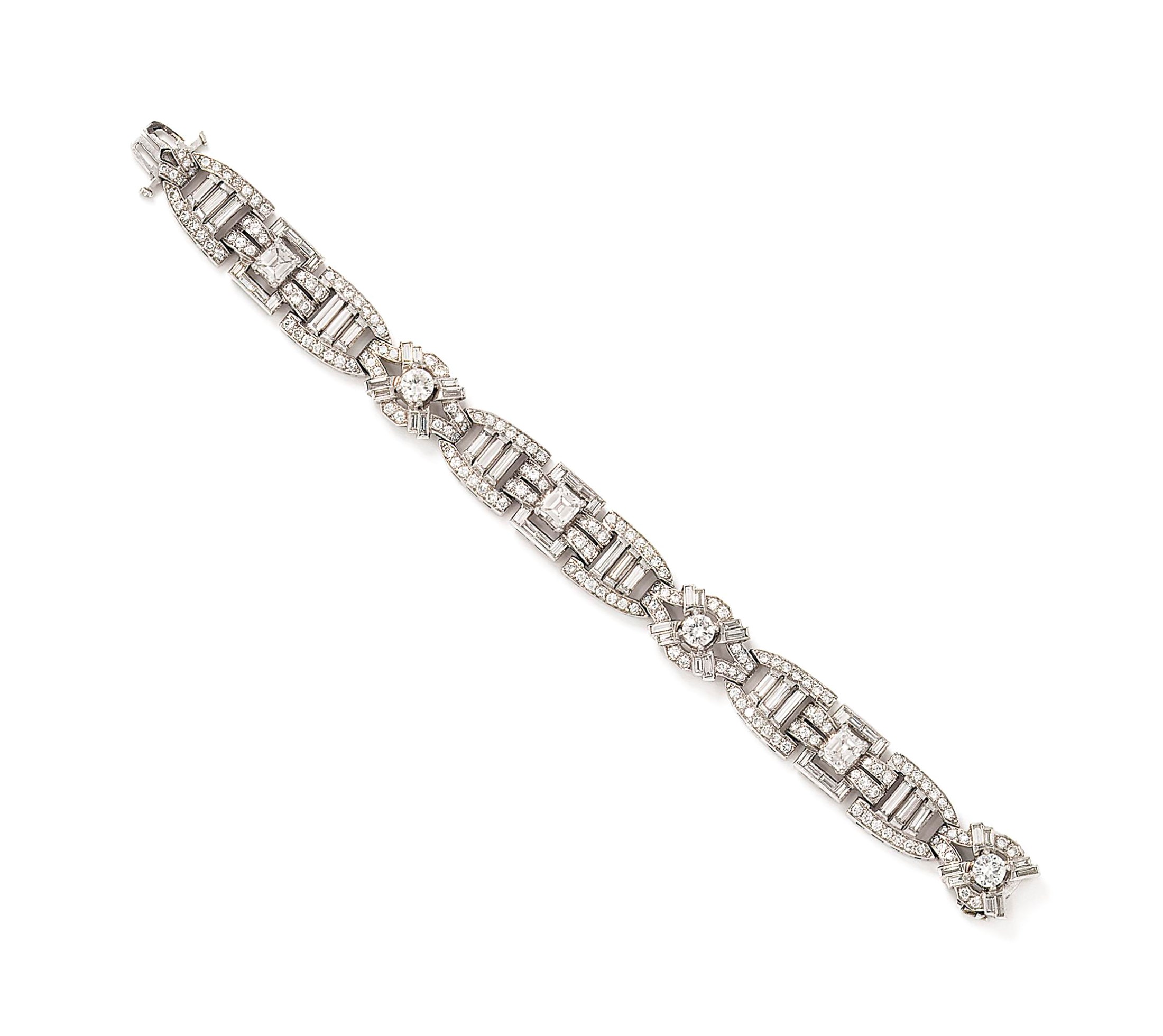 A diamond bracelet