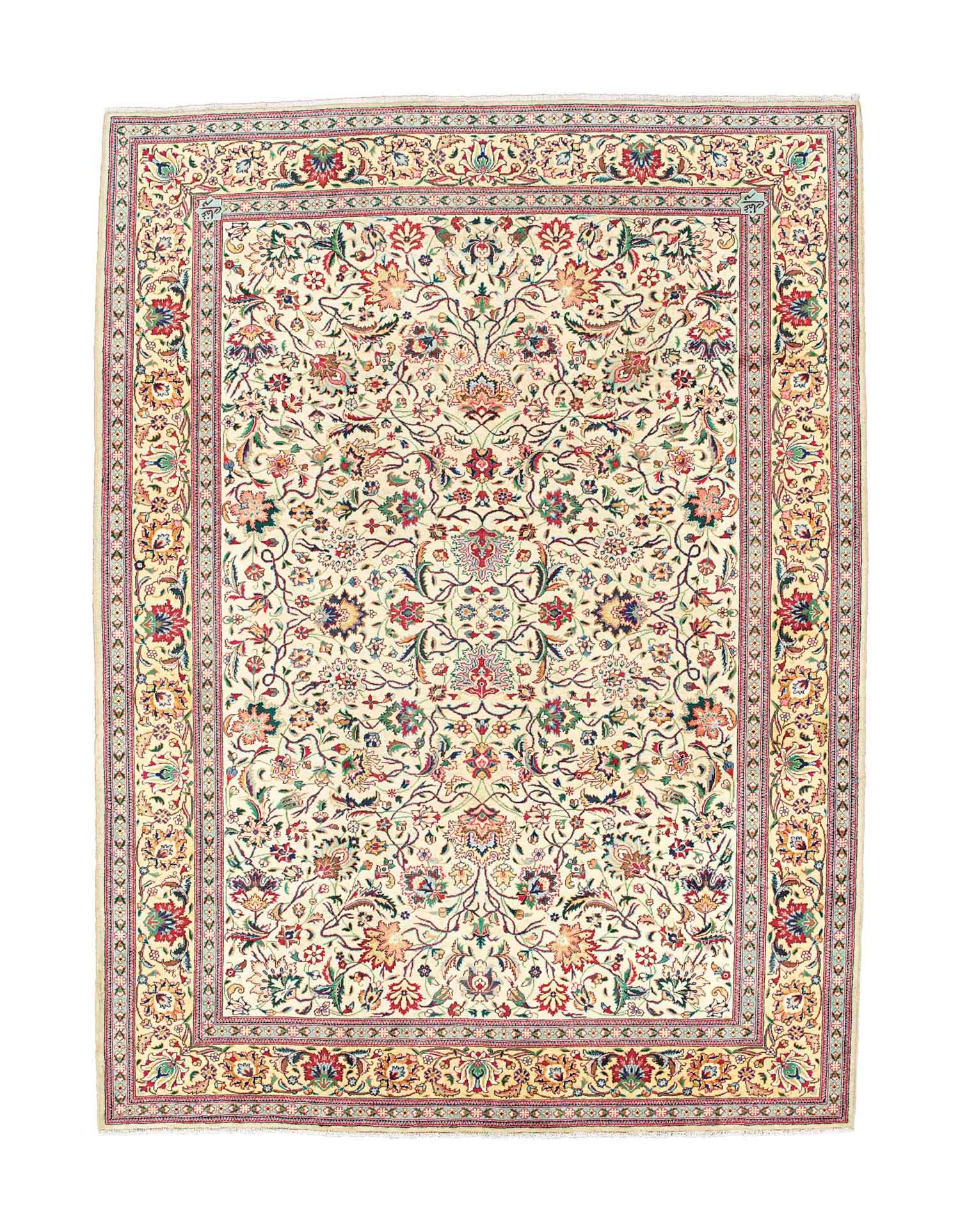 A Tabriz carpet