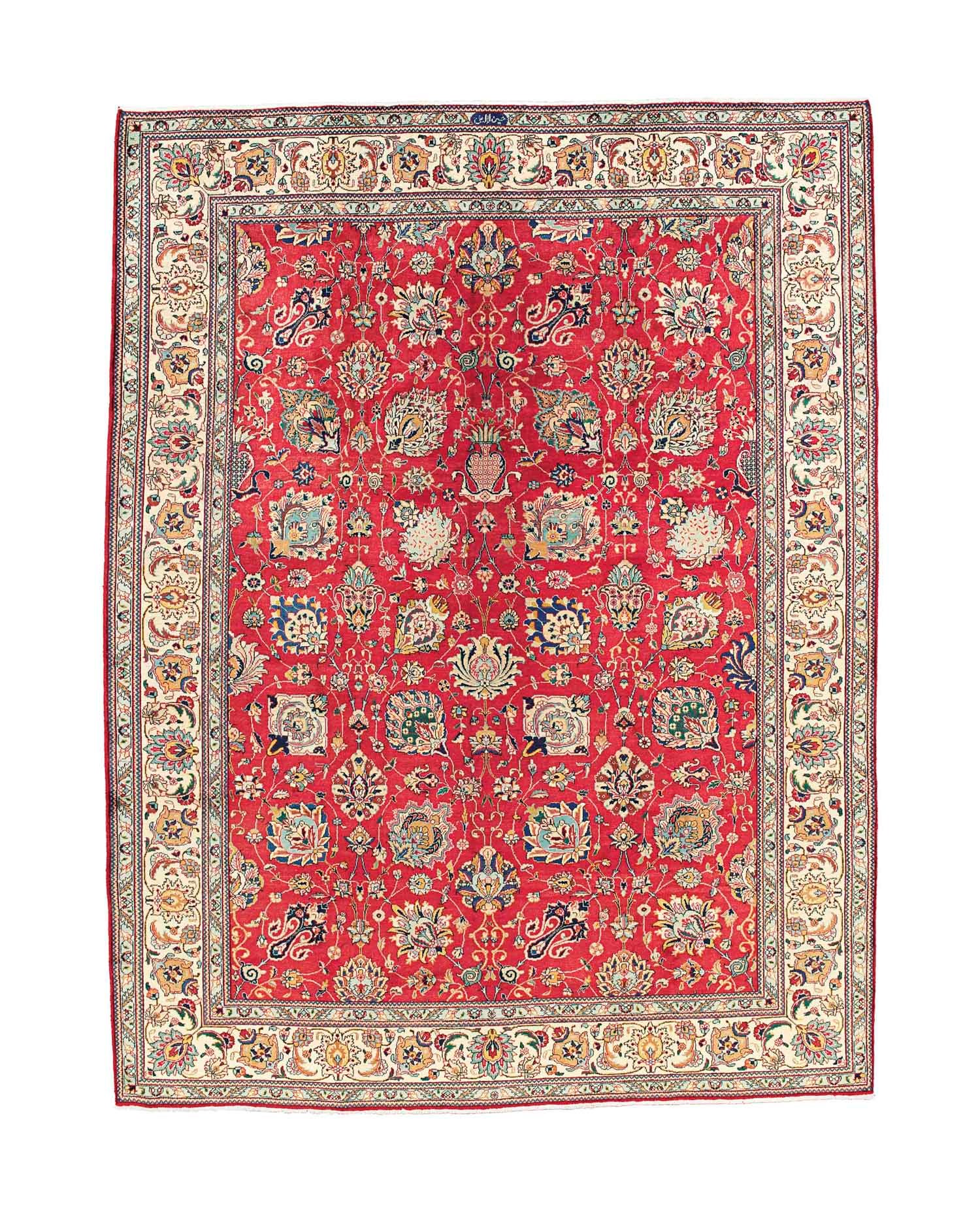 A fine Tabriz carpet