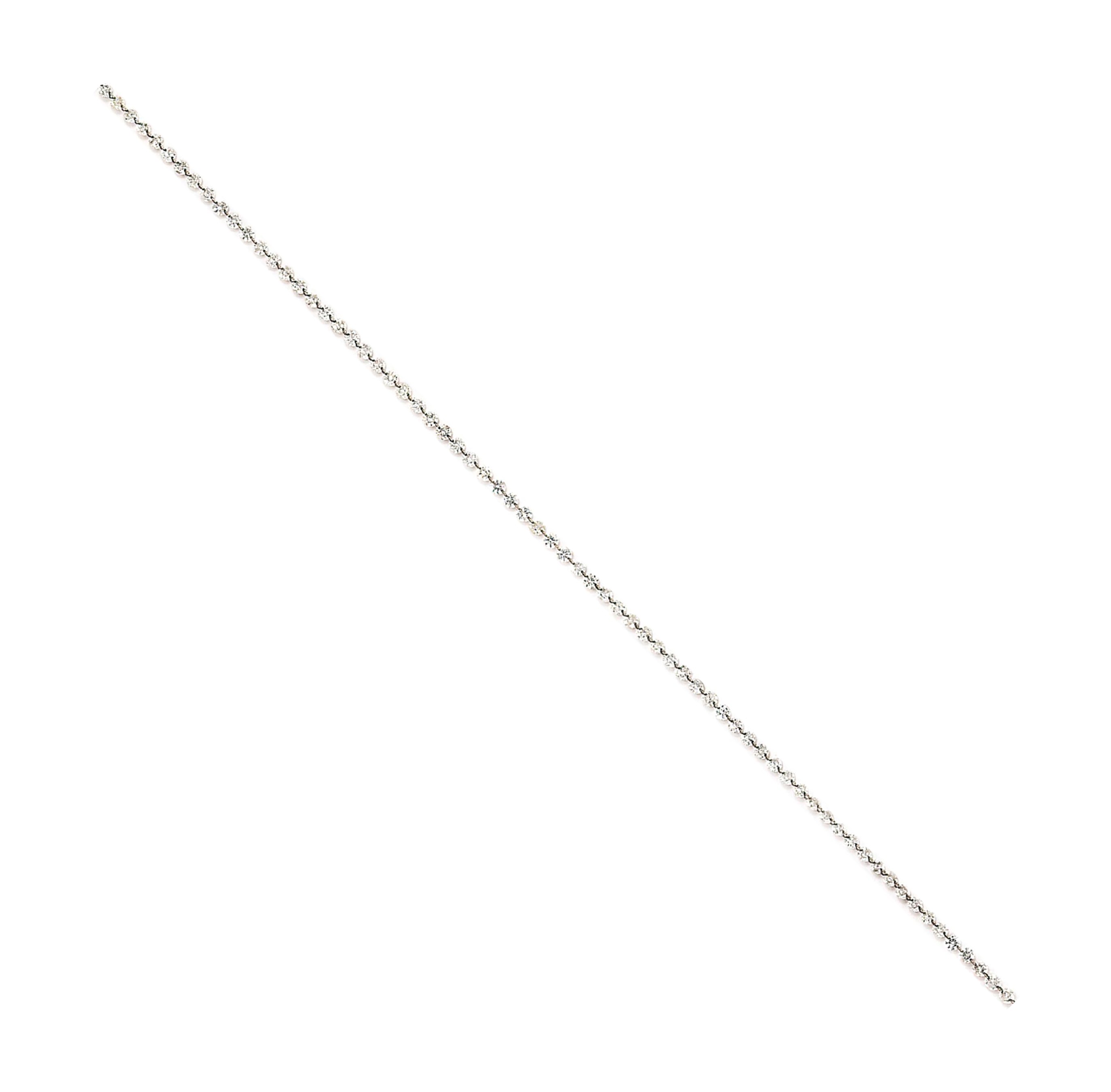 A diamond necklace